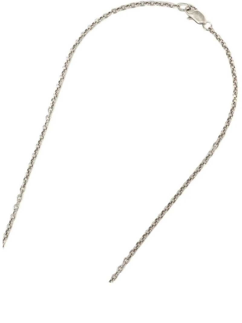 Yohji Yamamoto LOGO-PENDANT NECKLACE outlook