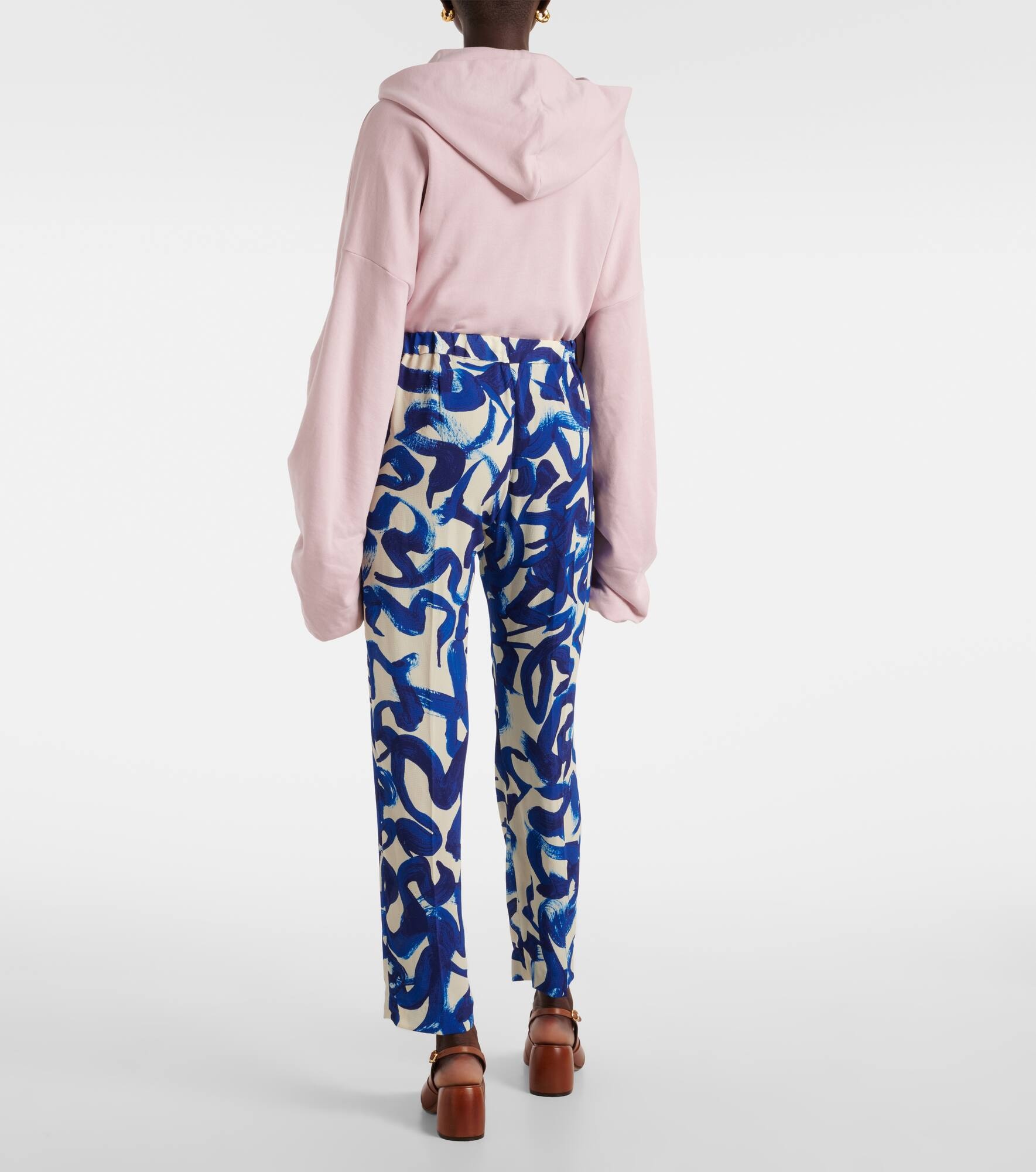 Printed slim pants - 3