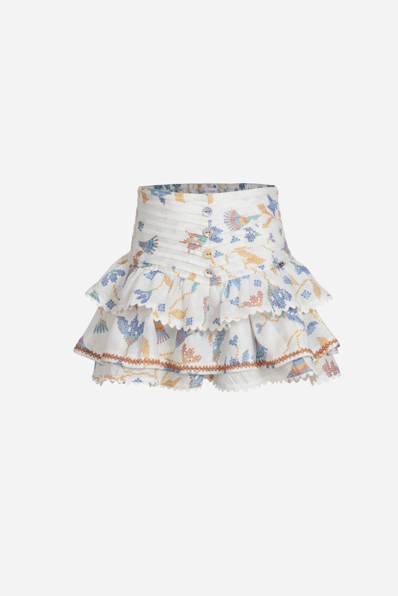 Mini Skirt Alizee for girls - Blue Ylang Ylang 1