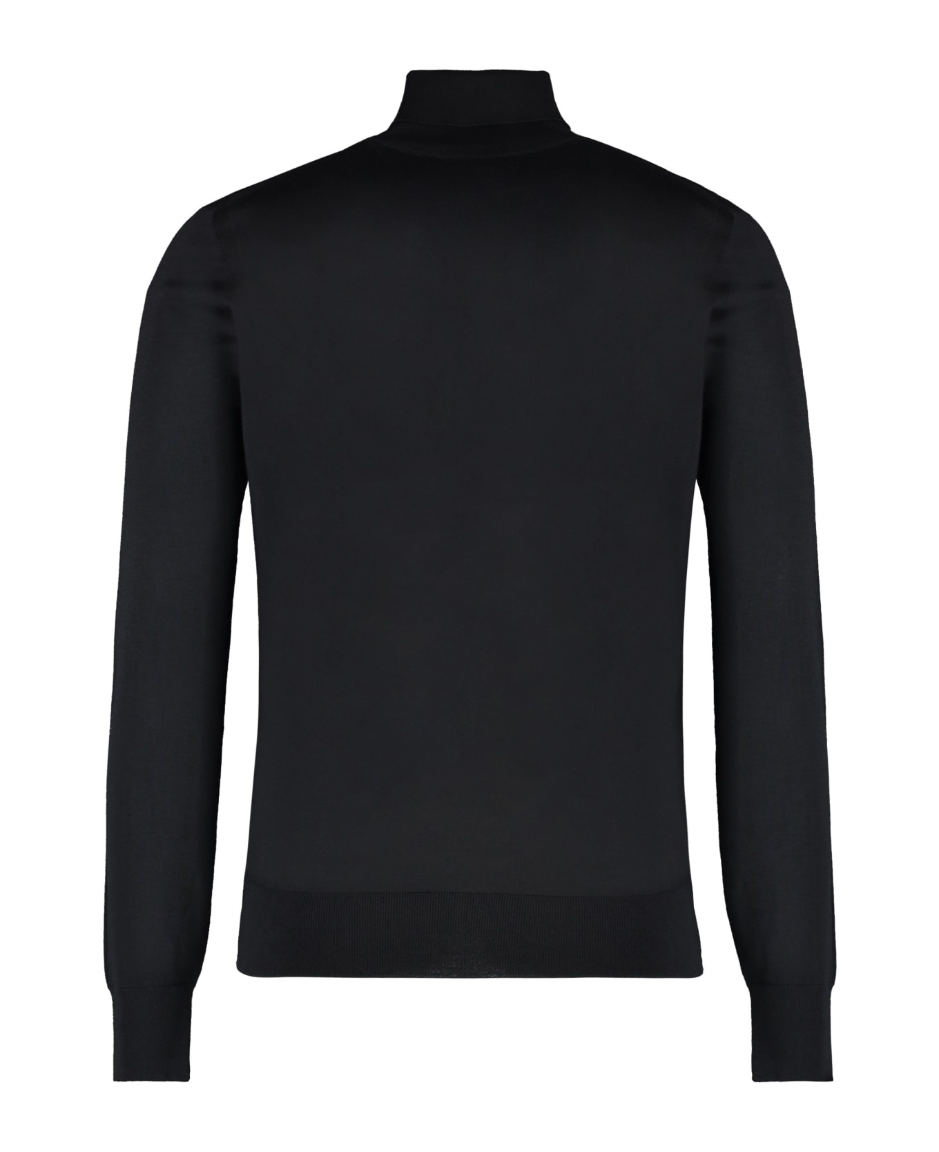 Wool Blend Turtleneck Sweater - 2