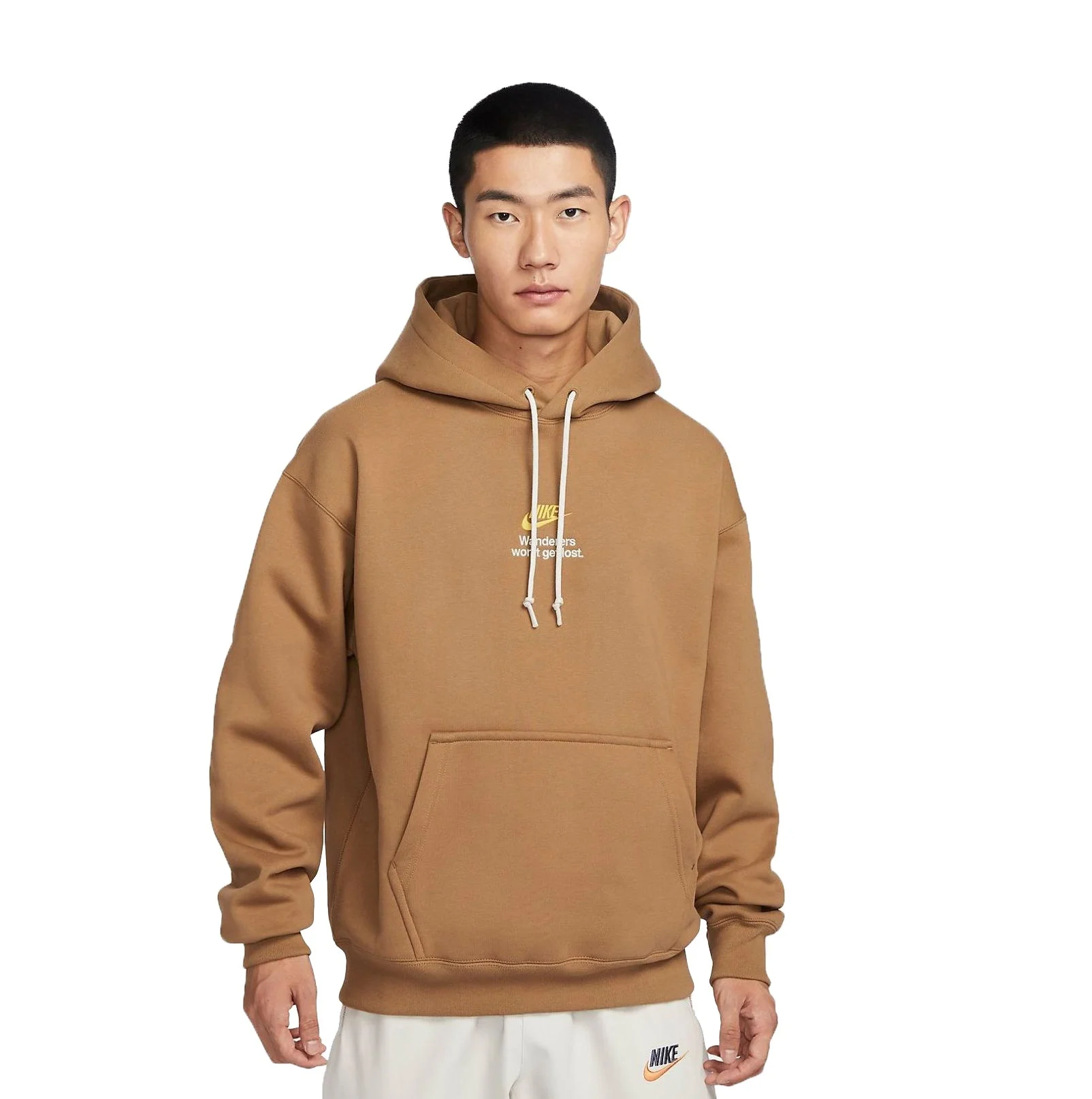 Nike NSW Logo Hoodie 'Khaki' FV4024-288 - 1