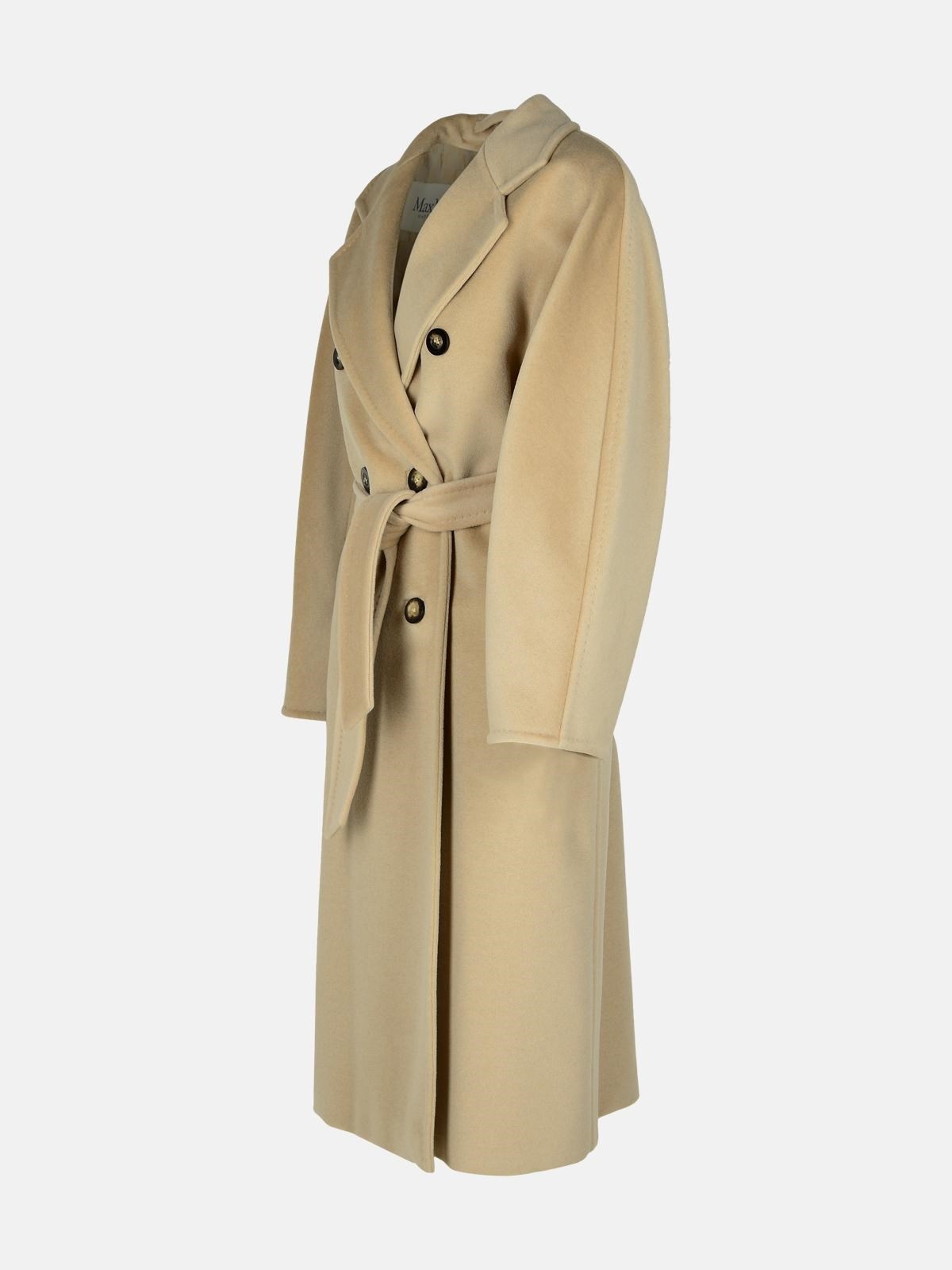 'MADAME' BEIGE WOOL BLEND COAT - 2