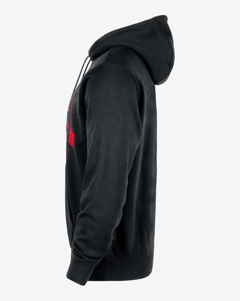 Chicago Bulls Club Men's Nike NBA Practice Pullover Hoodie 3