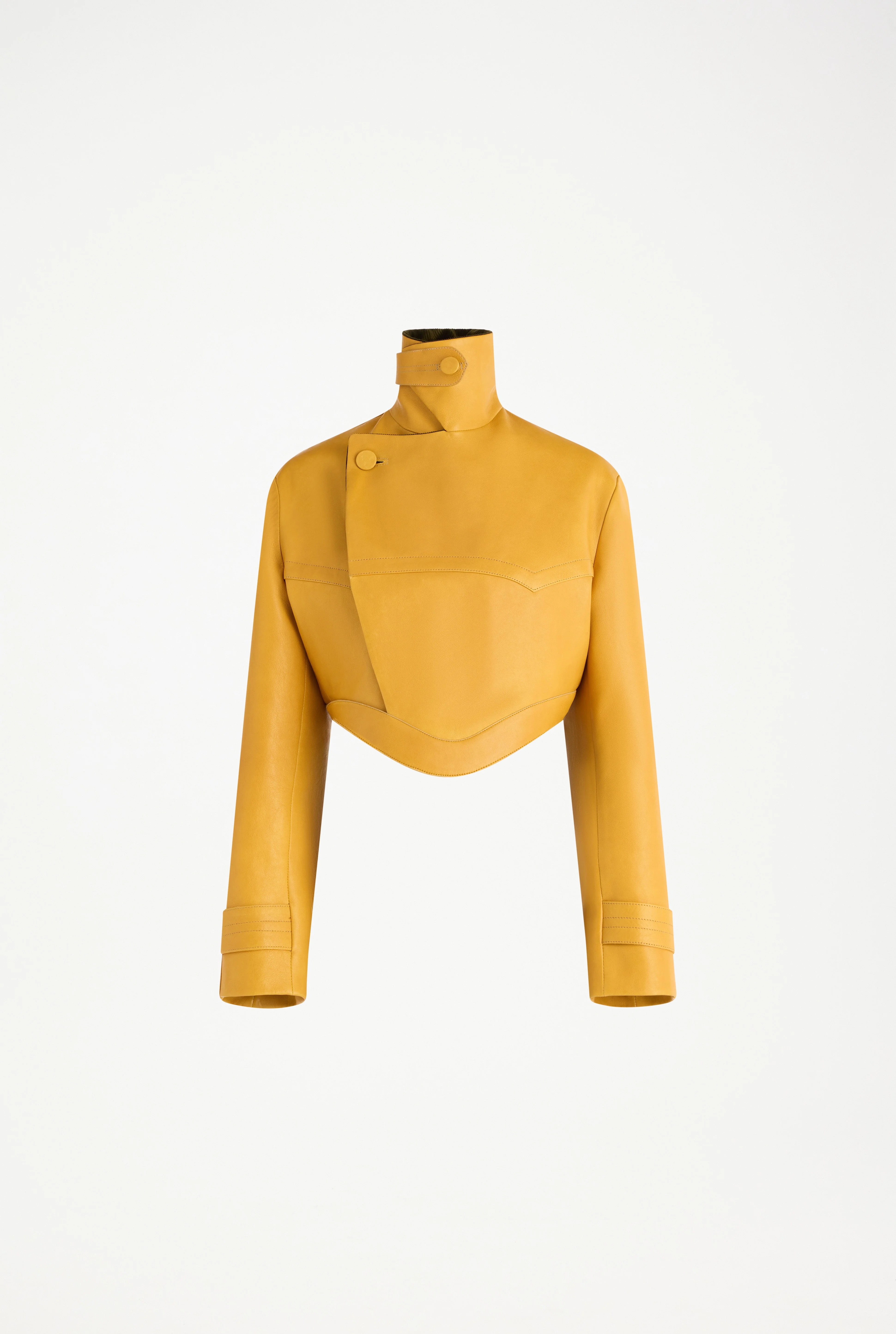 THE MUSTARD LEATHER JACKET - 1