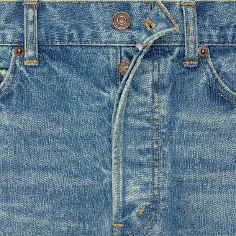 POLLY JEANS IN CRYSTAL RINSE DENIM 4