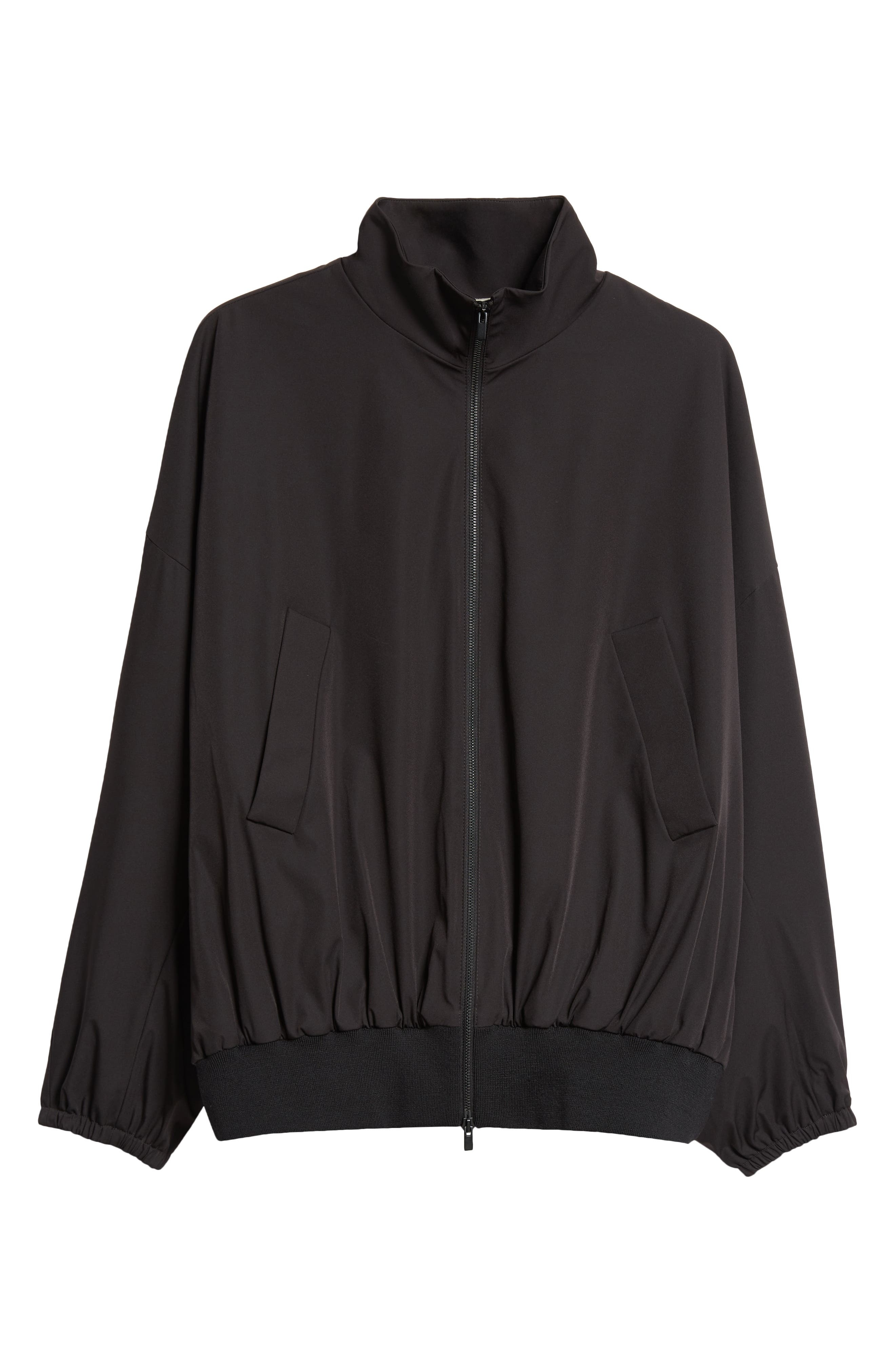Fear of God Vented Stand Collar Track Jacket in Black at Nordstrom - 7