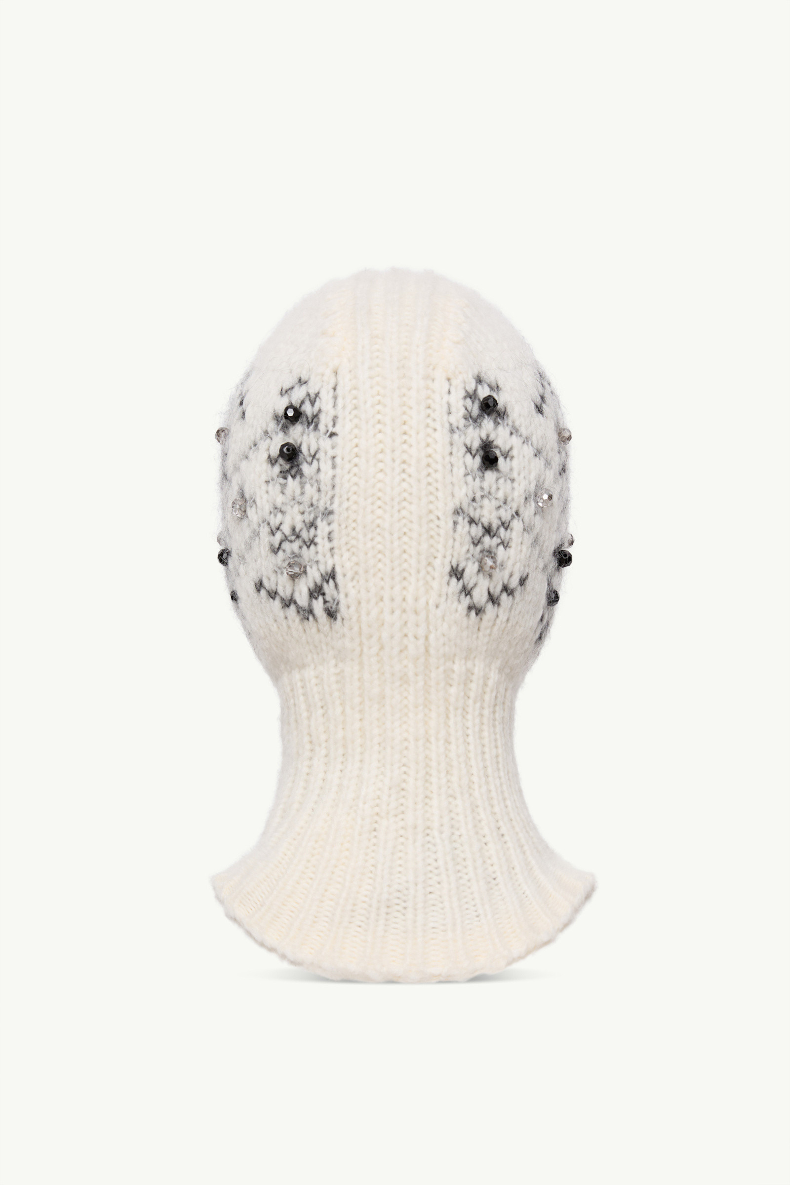 Crystal-Embroidered Alpaca & Wool Blend Balaclava - 4