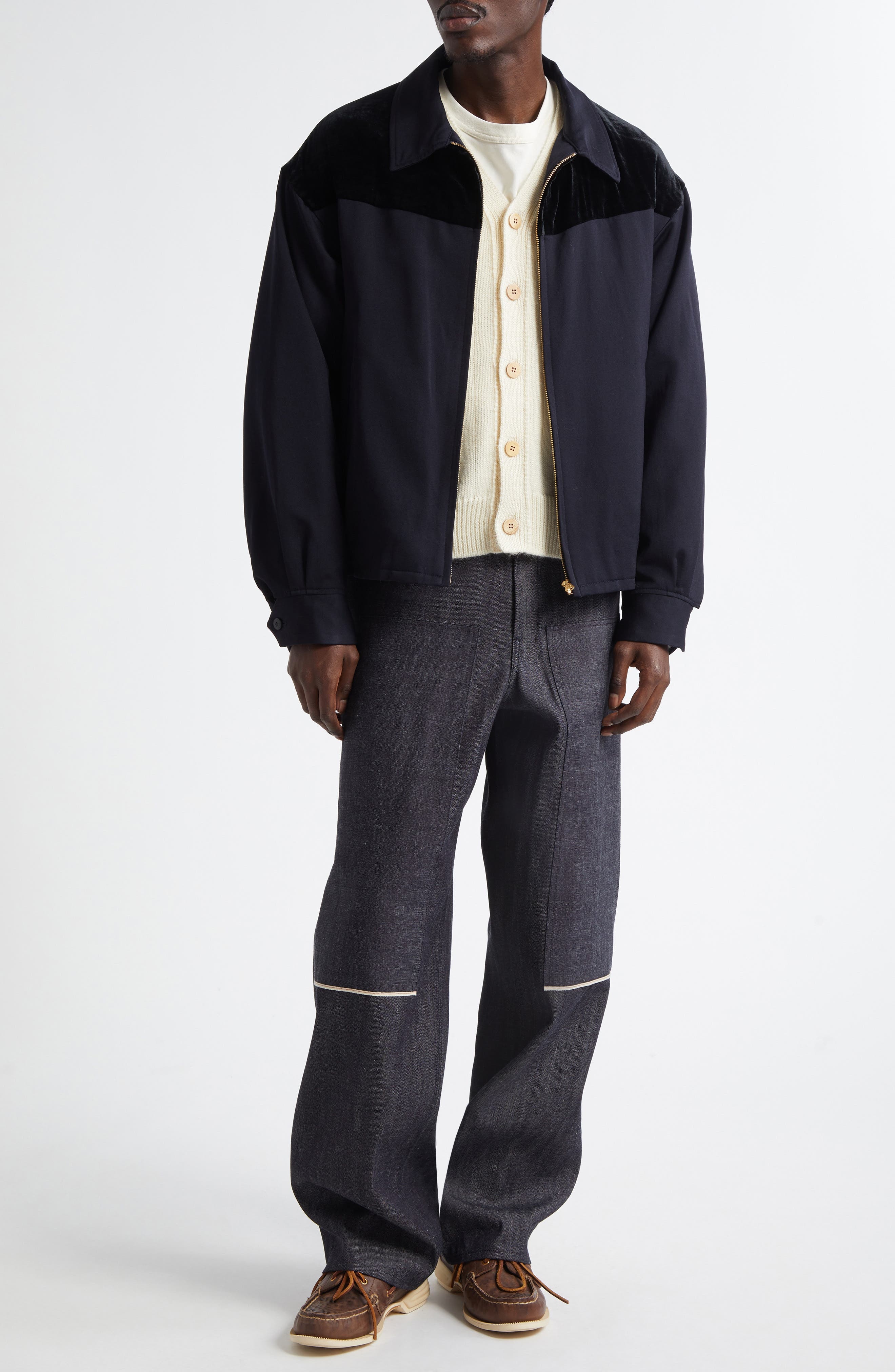 VISVIM Mayfield Swing Zip Jacket in Navy at Nordstrom - 2