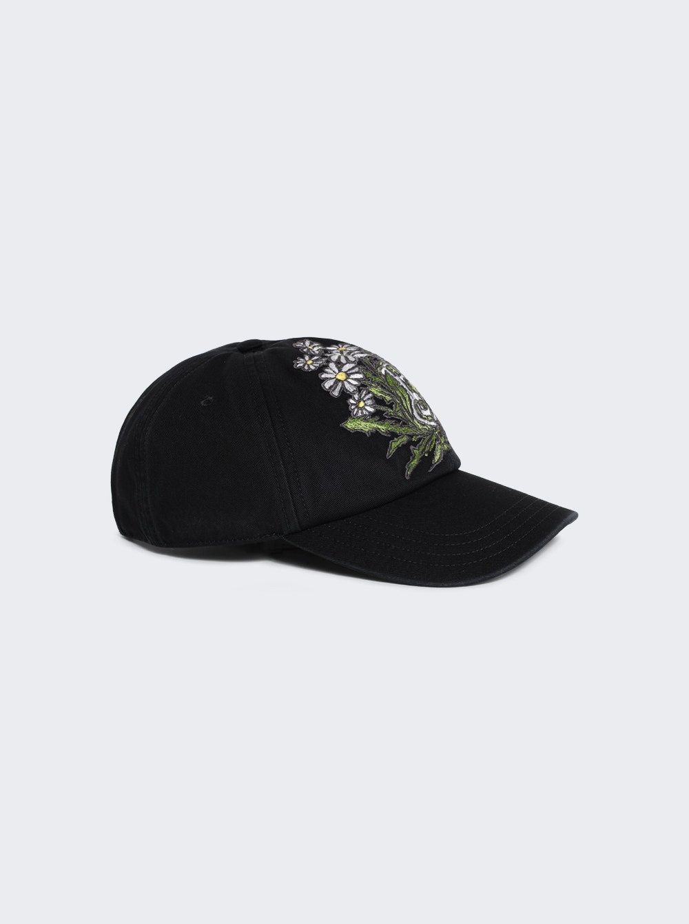 Daisy B Gabardine Baseball Cap Black - 4