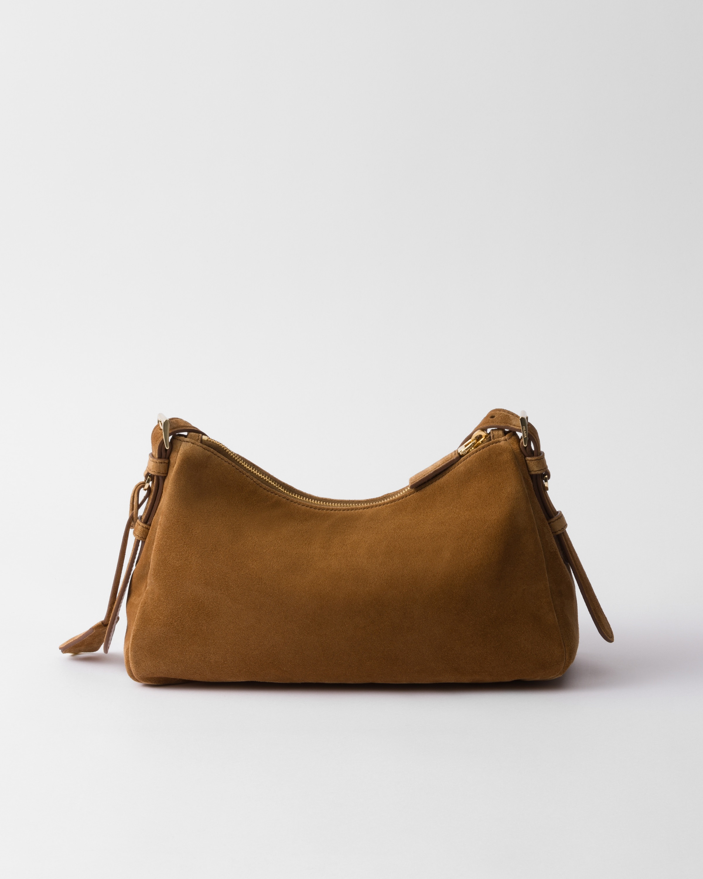 Prada Aimée medium suede shoulder bag - 4