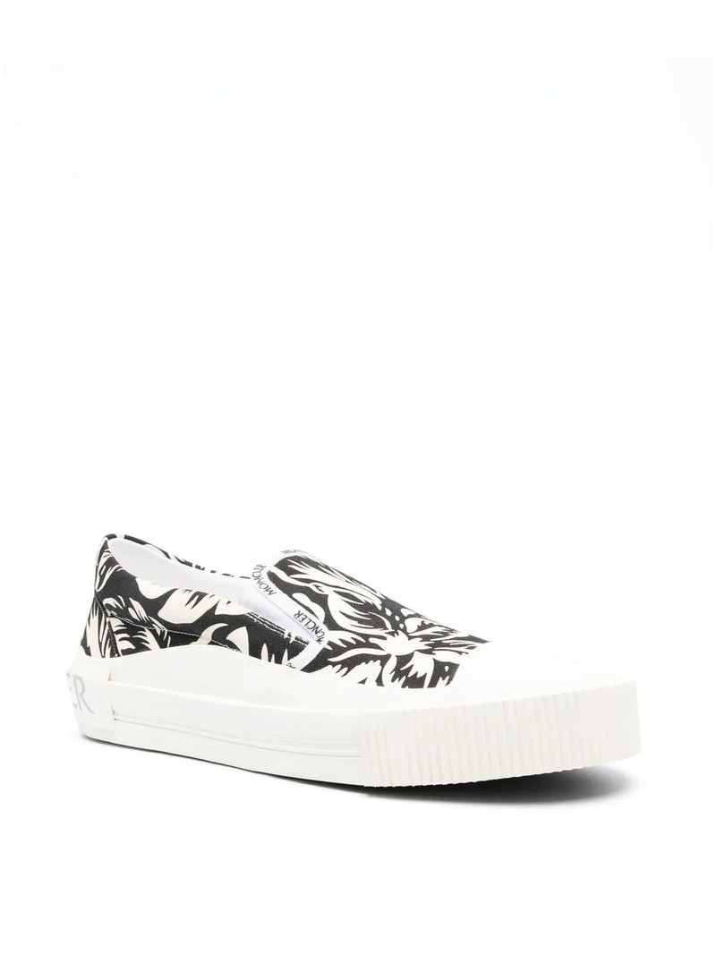Moncler logo slip-on sneakers outlook