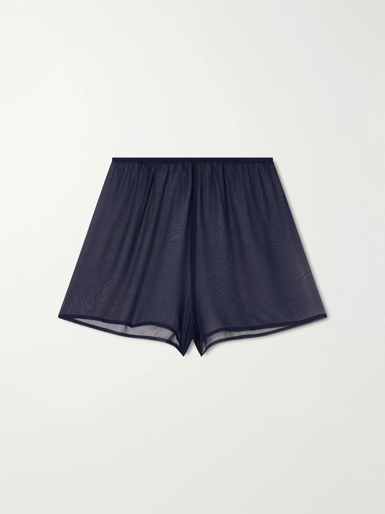 Playa Pearl-embellished Silk-chiffon Shorts - 1