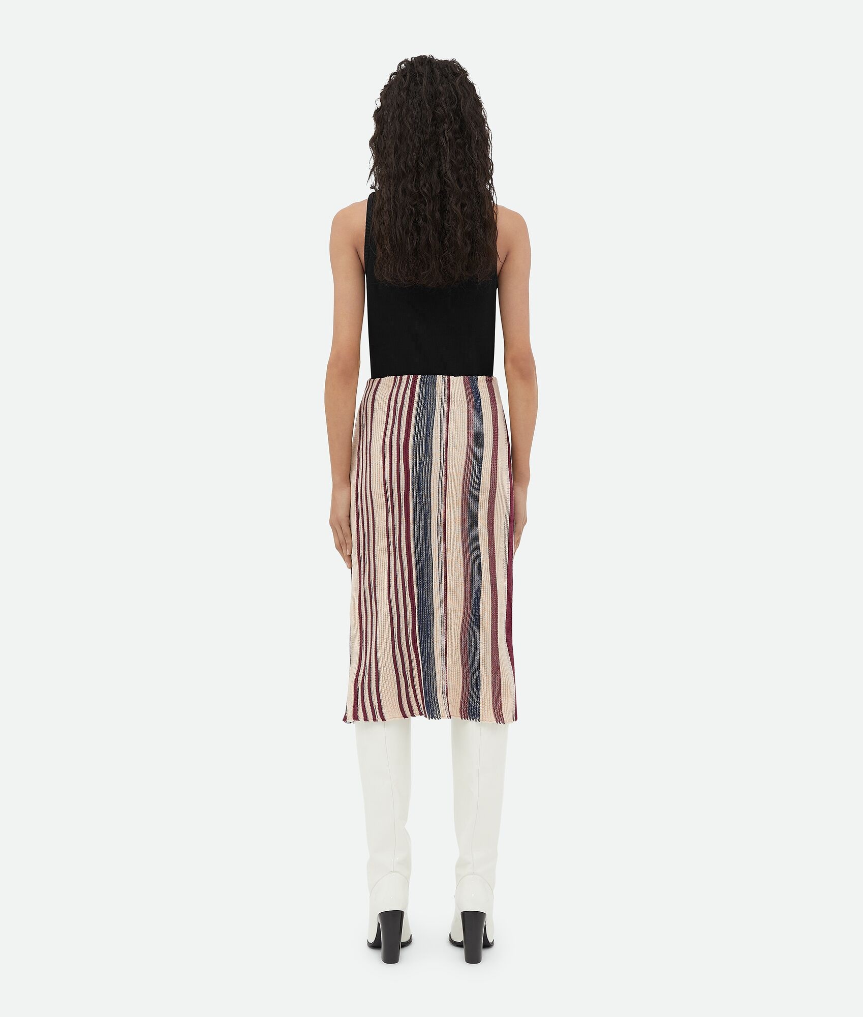 Striped Linen Skirt - 3