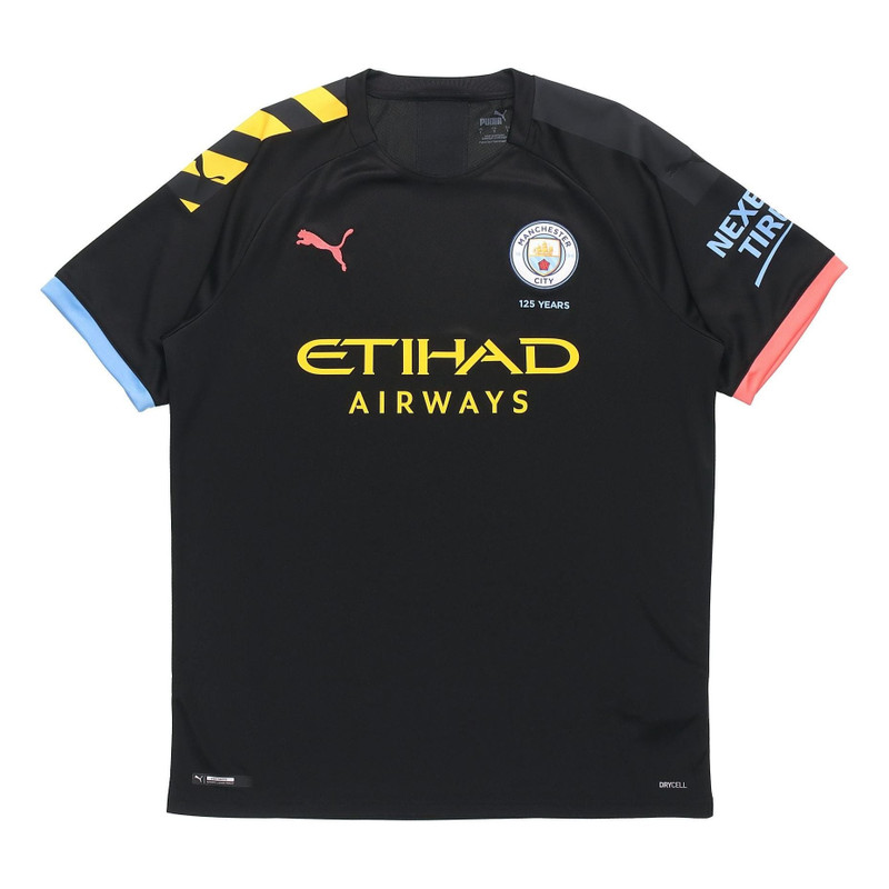 PUMA Manchester City 2019-2020 Away Jersey 'Black' 755590-02 1