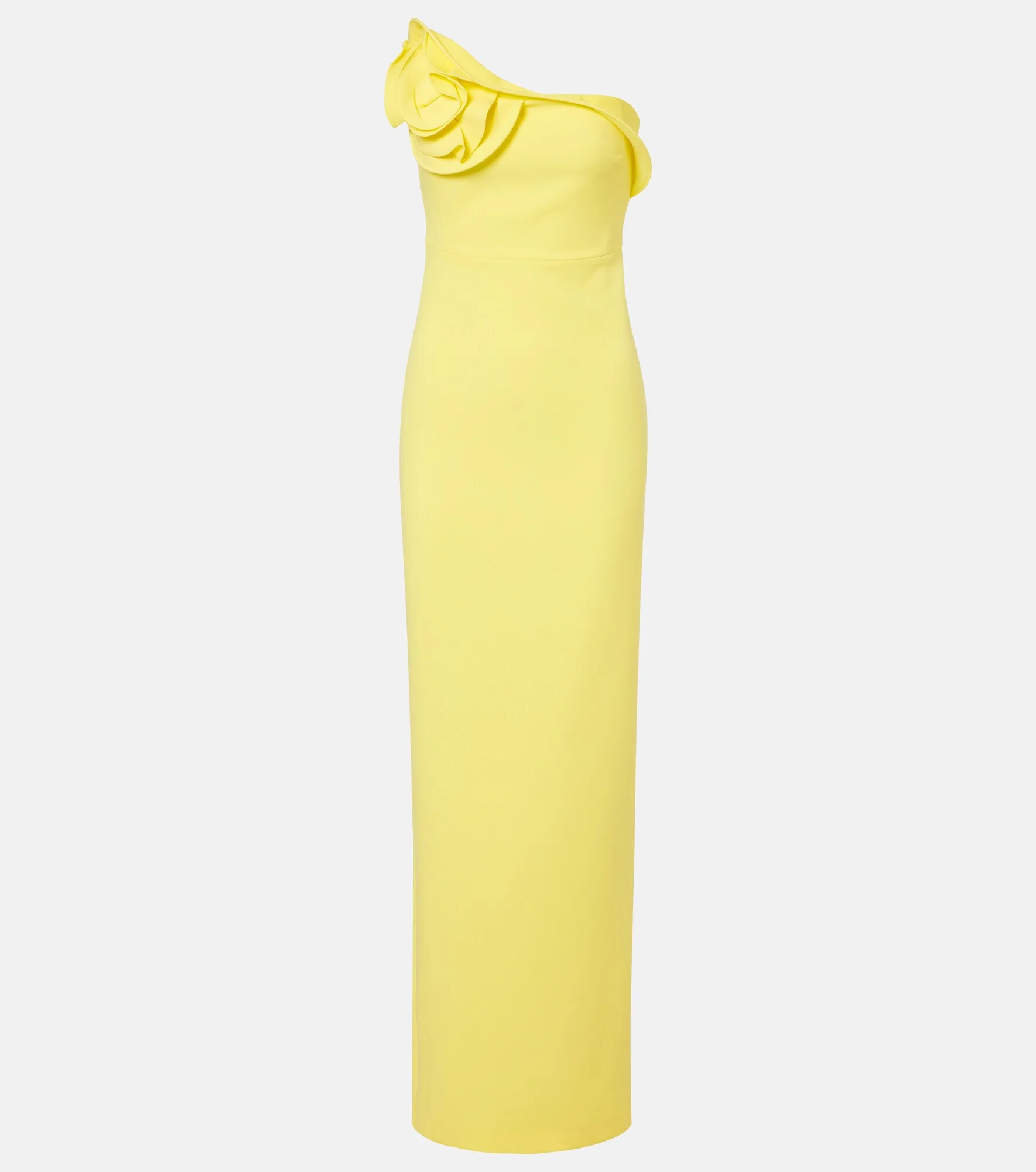Floral-appliqué gown - 1