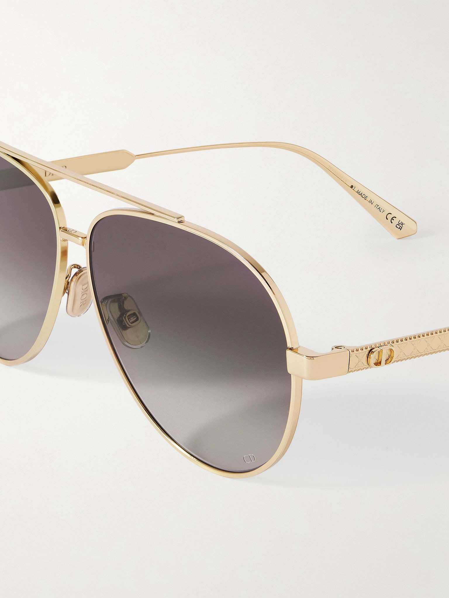 DiorCannage A1U aviator-style gold-tone sunglasses Gold - 4