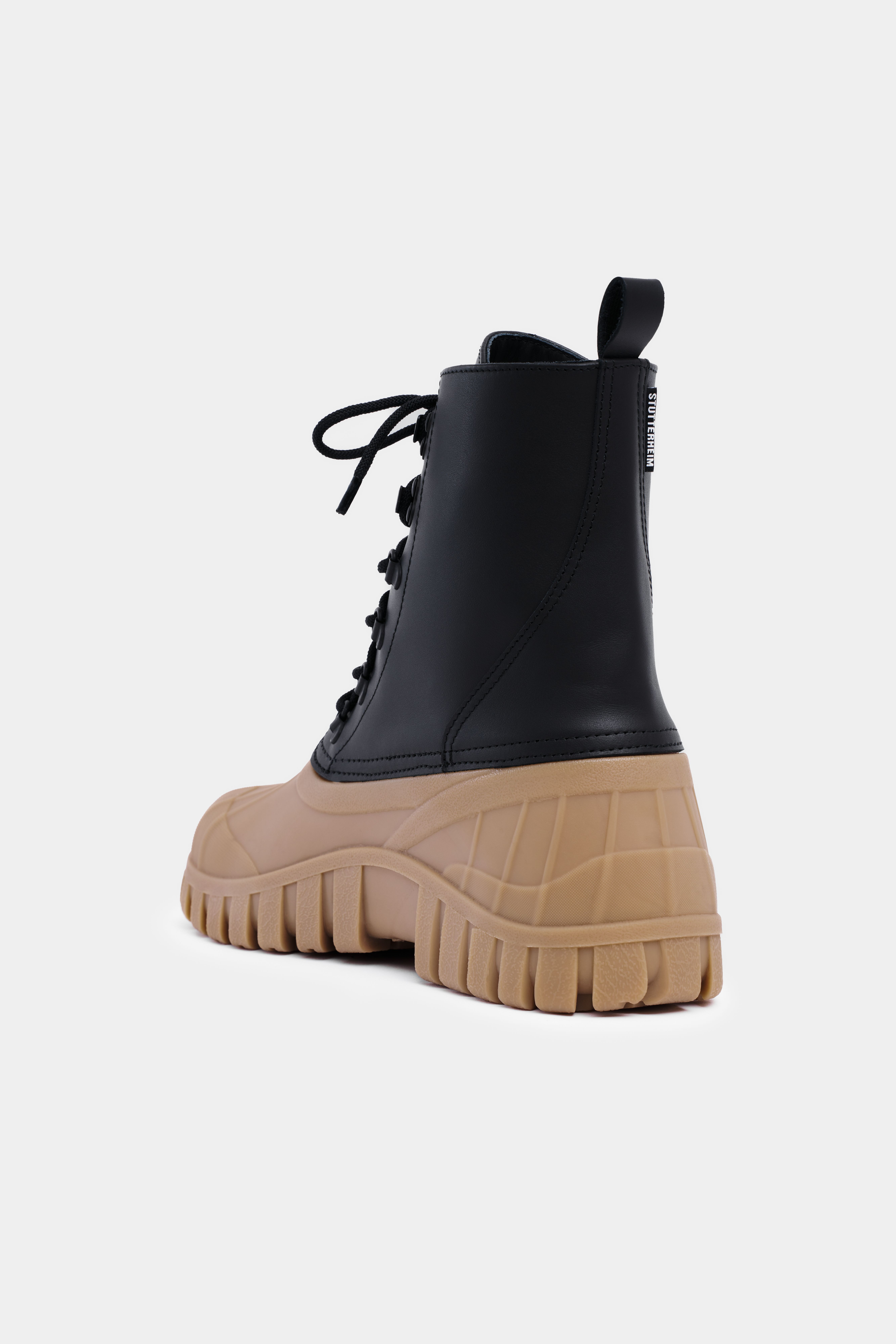 Patrol Boot Leather Black/Fudge - 4