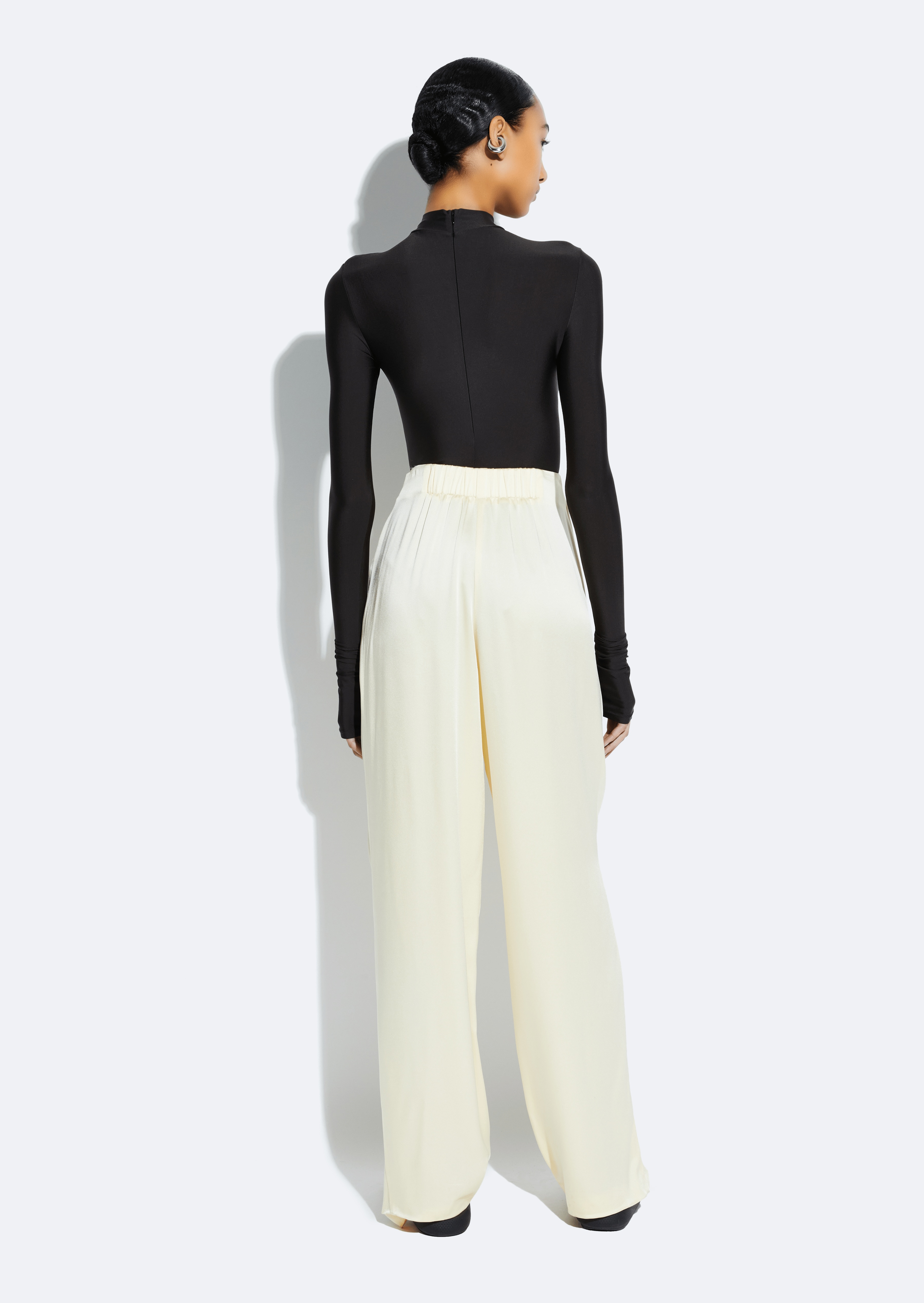 Satin Relaxed Pant - 3