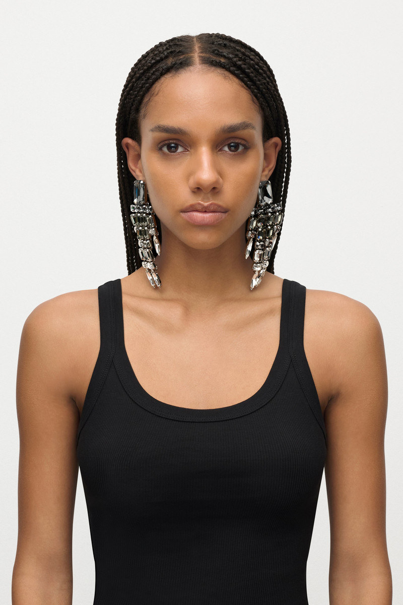AREA OMBRE CRYSTAL CHANDELIER EARRINGS outlook