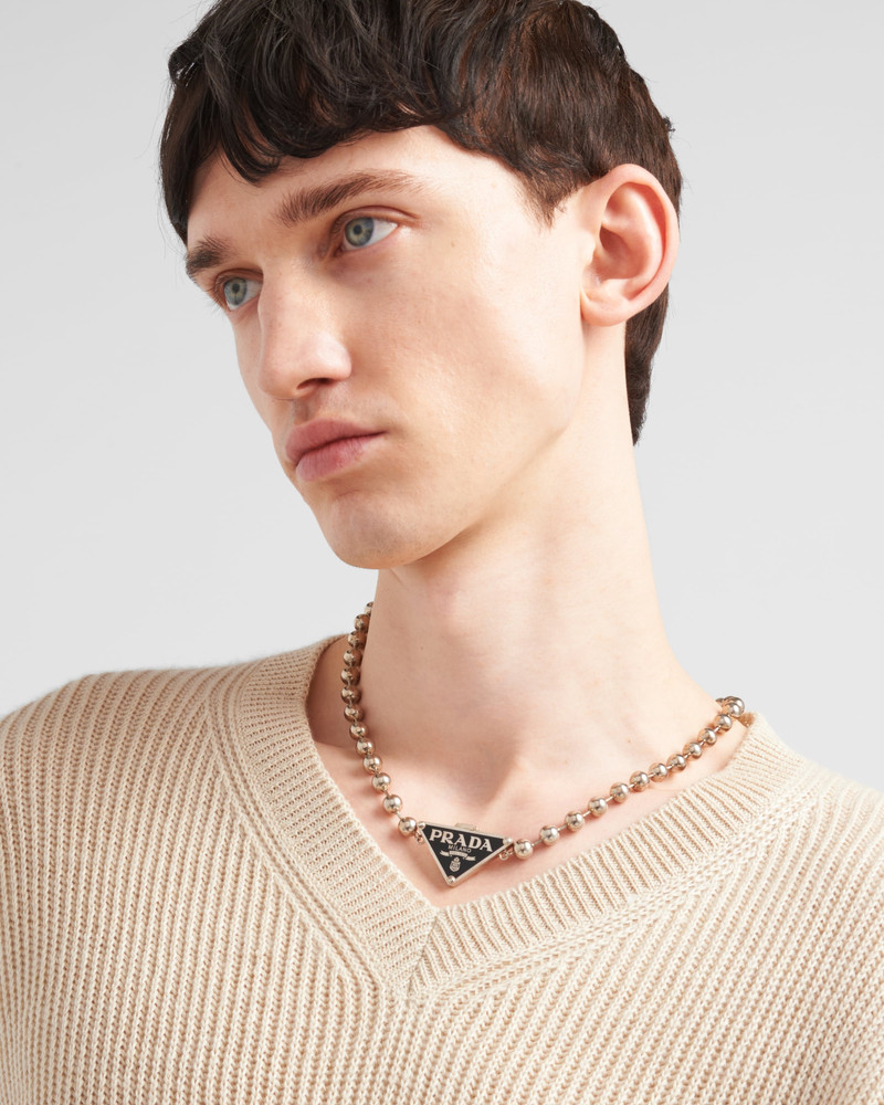Prada Ball Smalto Jewels necklace outlook