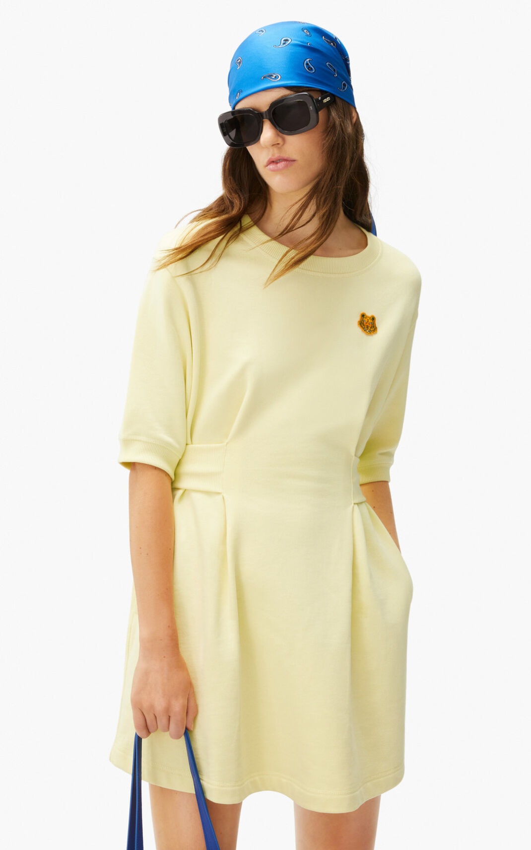 Tiger Crest fitted sweatshirt dress - 4