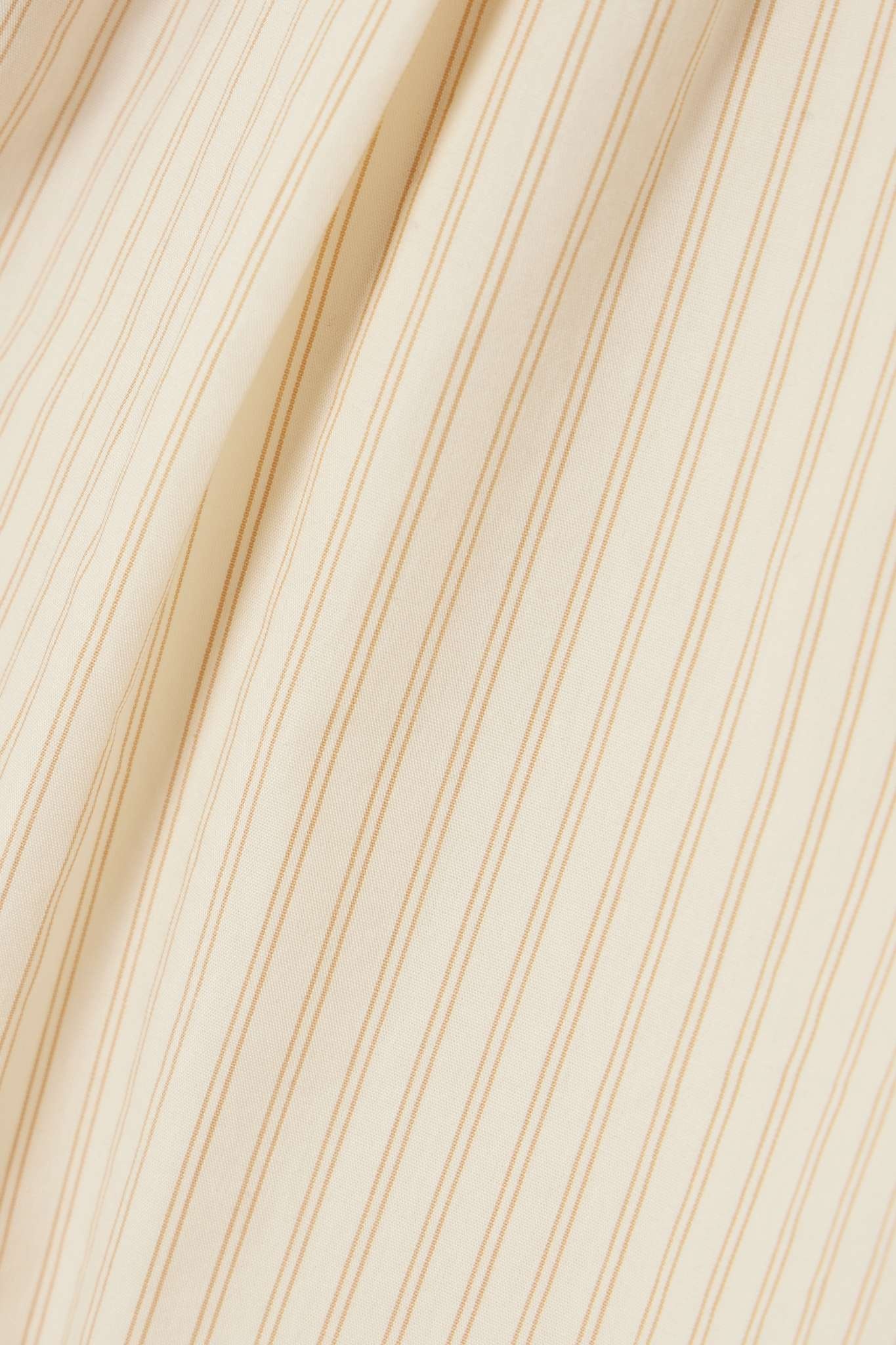 + TEKLA striped organic cotton-poplin shorts - 4