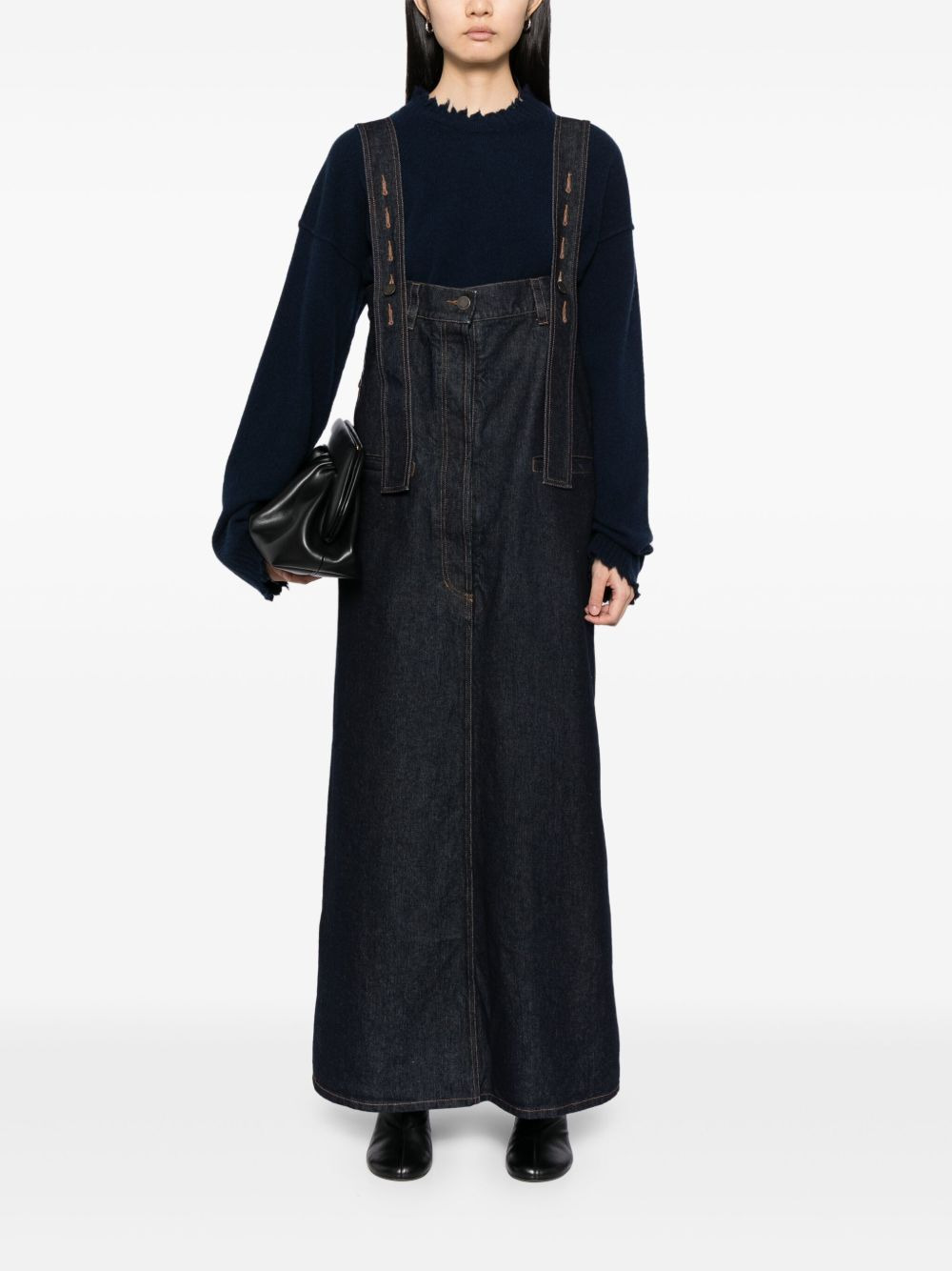 cotton denim skirt - 2