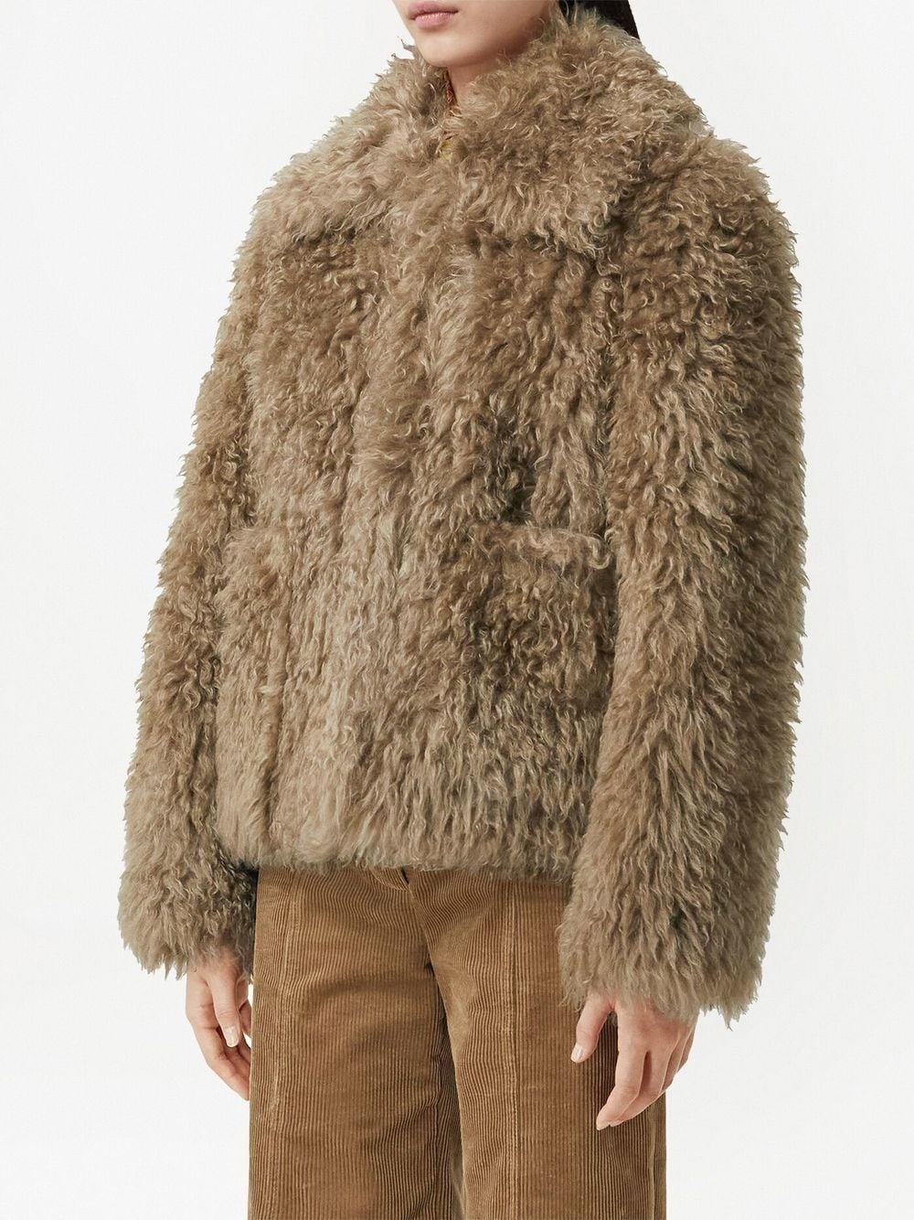 mohair-blend oversized jacket - 3