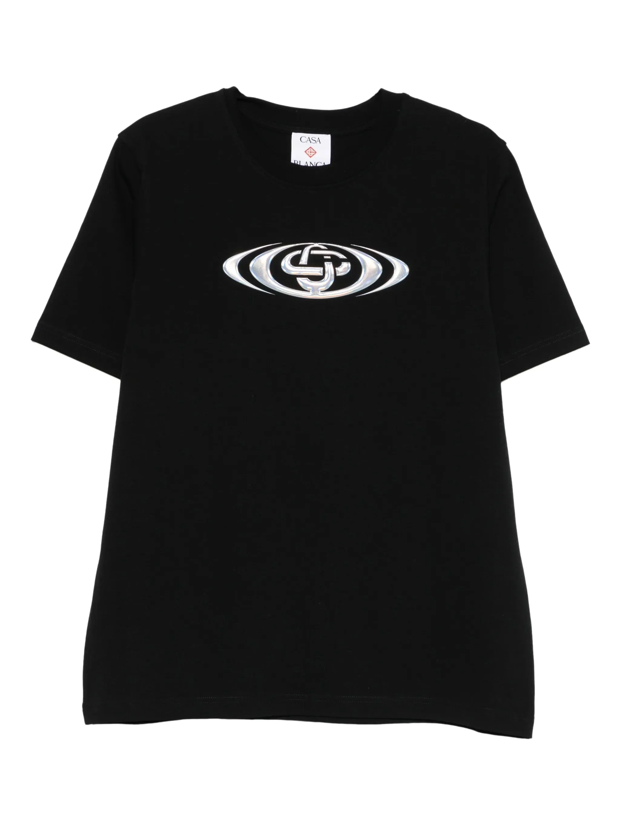 Casablanca Warped Logo Classic T-Shirt - 1