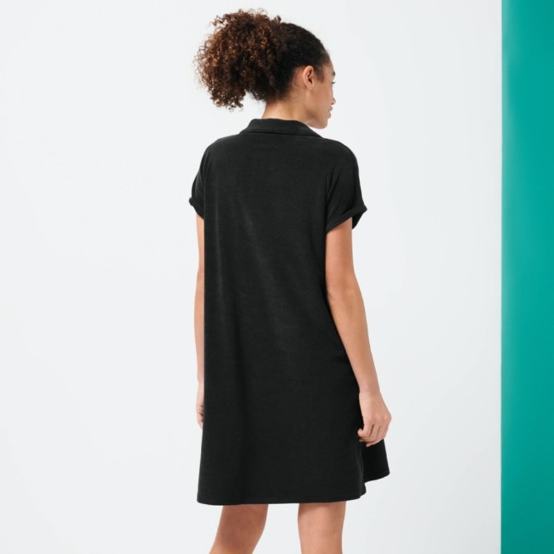 Women Terry Long Polo Dress 4