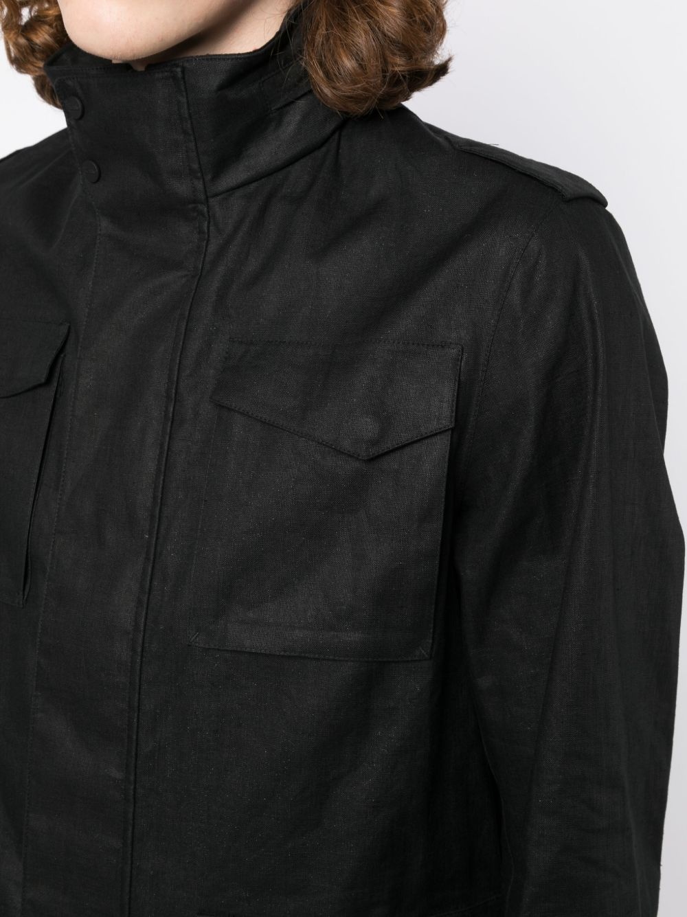 patch-pocket field jacket - 5