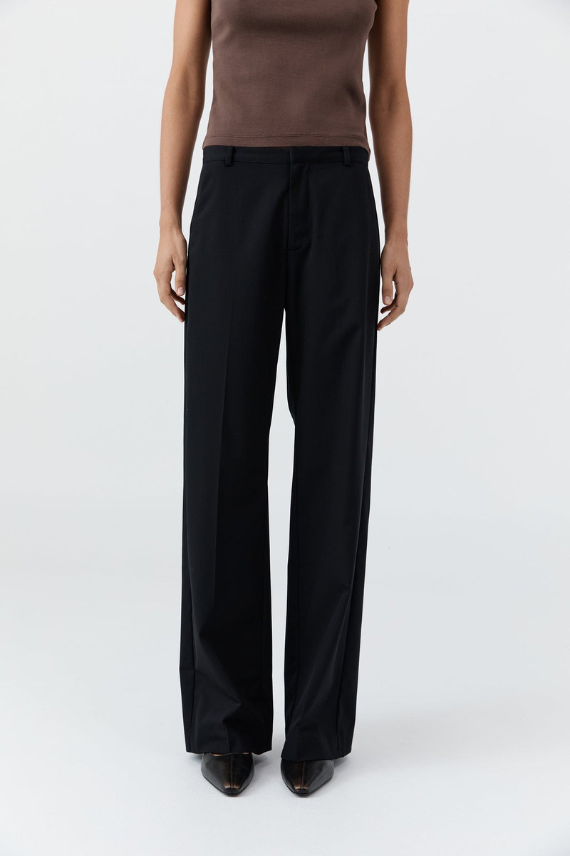 Fine Band Carter Trouser - Black 4