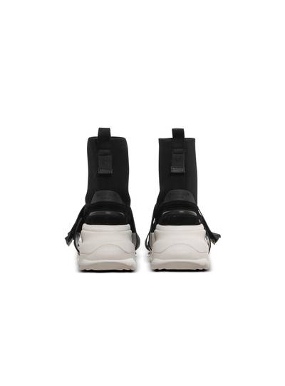 Balmain Suede and knit B-Bold sneakers with straps outlook