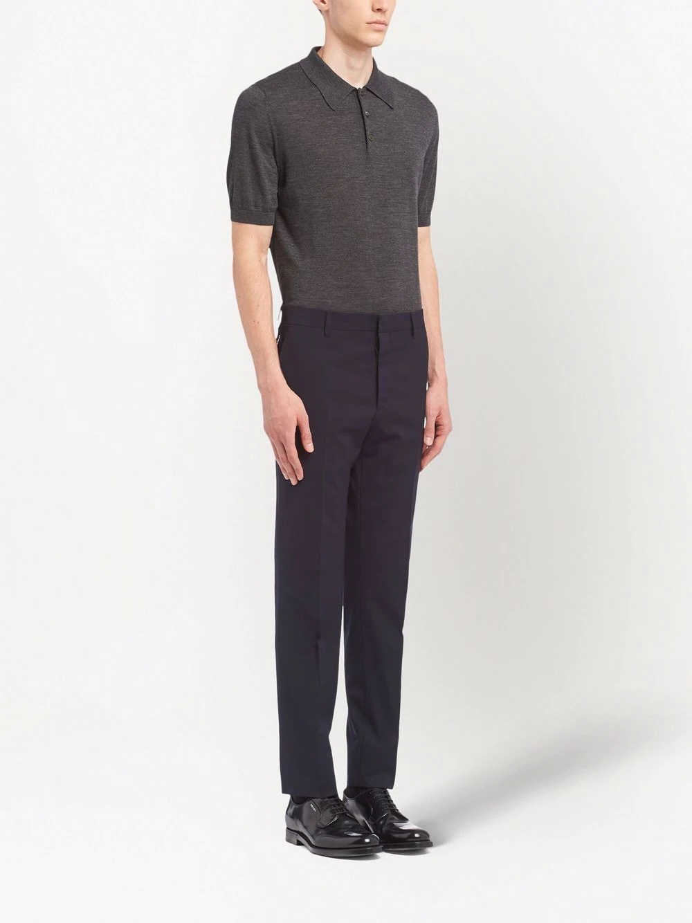 tailored straight-leg trousers - 3