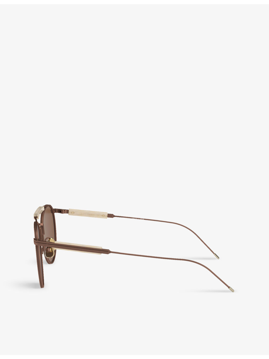 BC2004ST Sartorial Sunset round-frame yellow gold-plated titanium sunglasses - 3