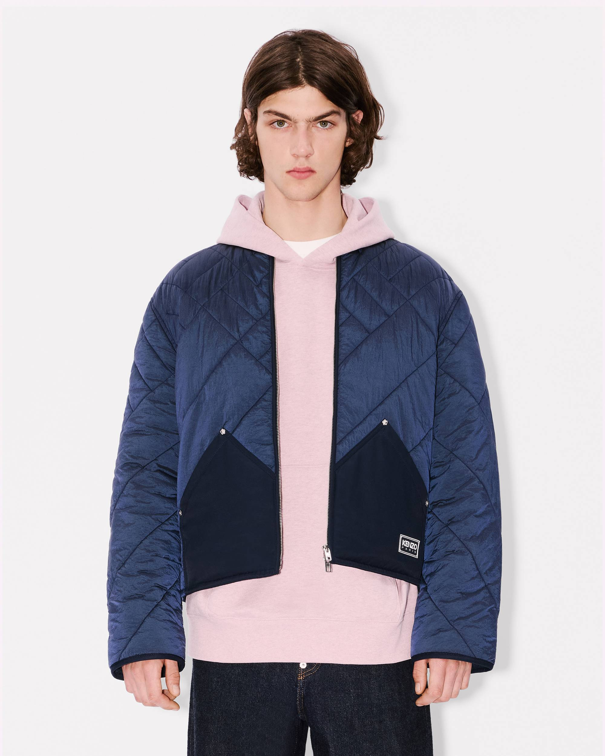 'KENZO Weave' quilted jacket - 4
