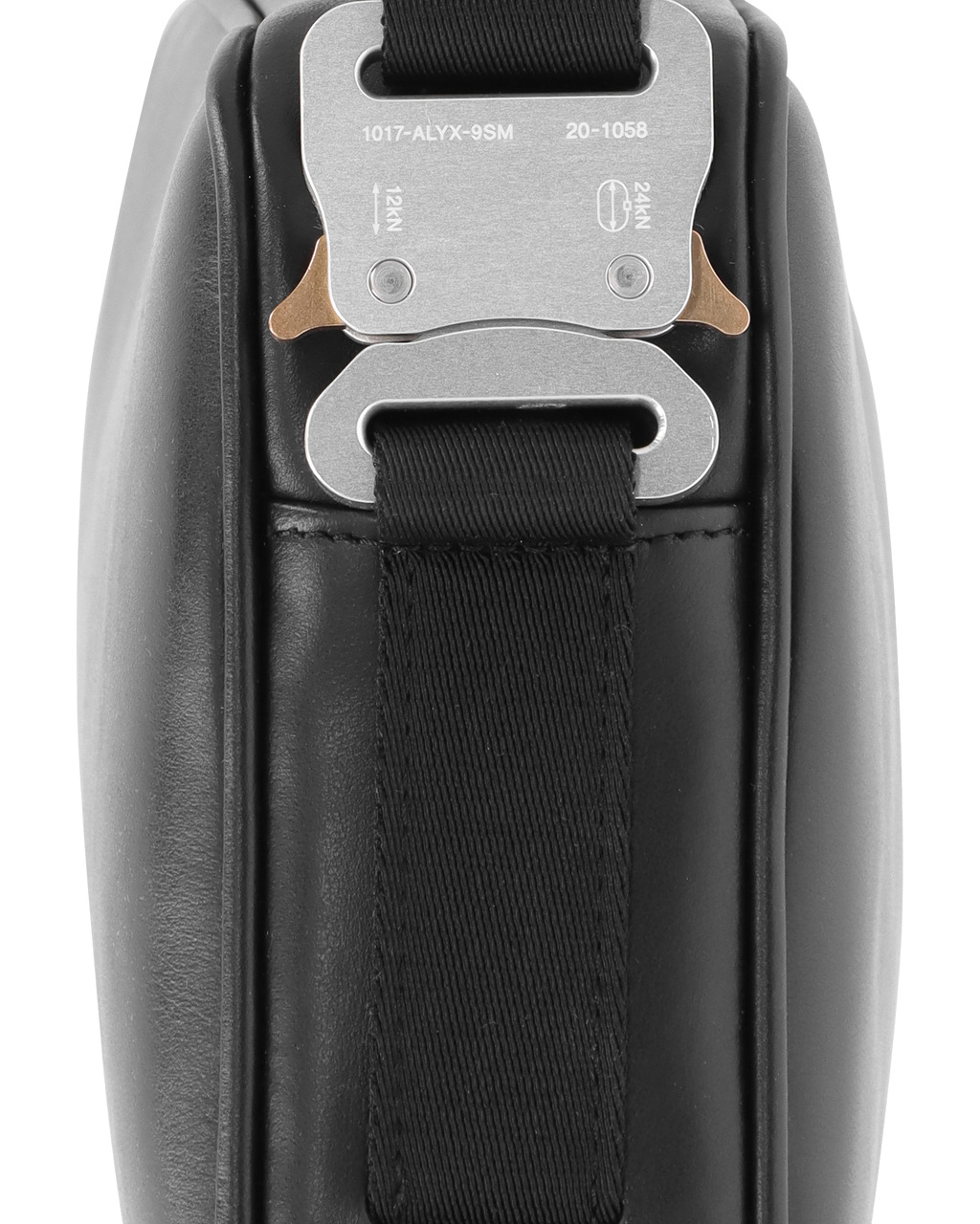 【1017Alyx x 9SM】LEATHER BUCKLE CROSSBODY BAG 1017 ALYX 9SM Black Leather Buckle Crossbody Bag 1017 ALYX 9SM