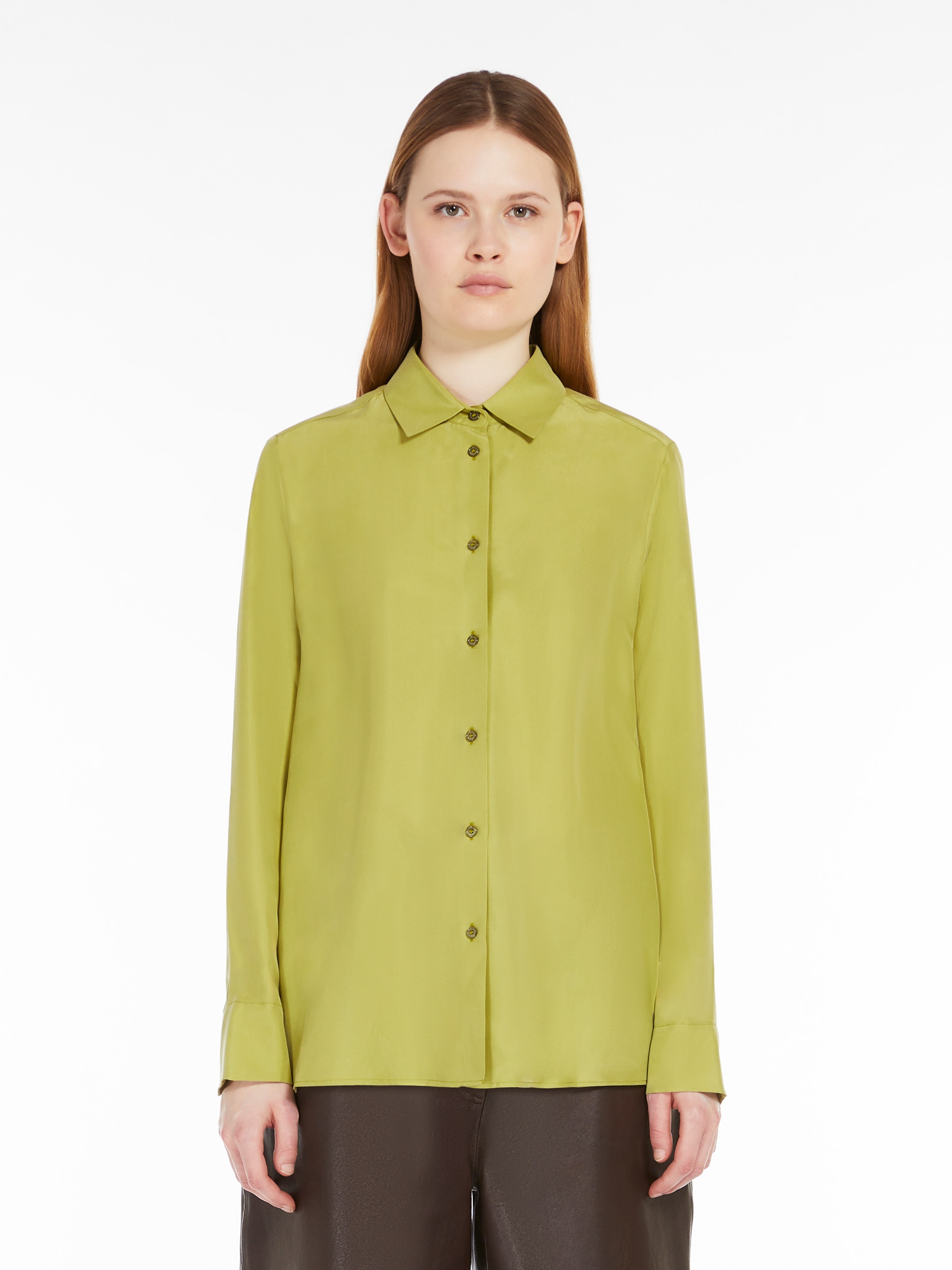 ALMINA Washed silk shirt - 3