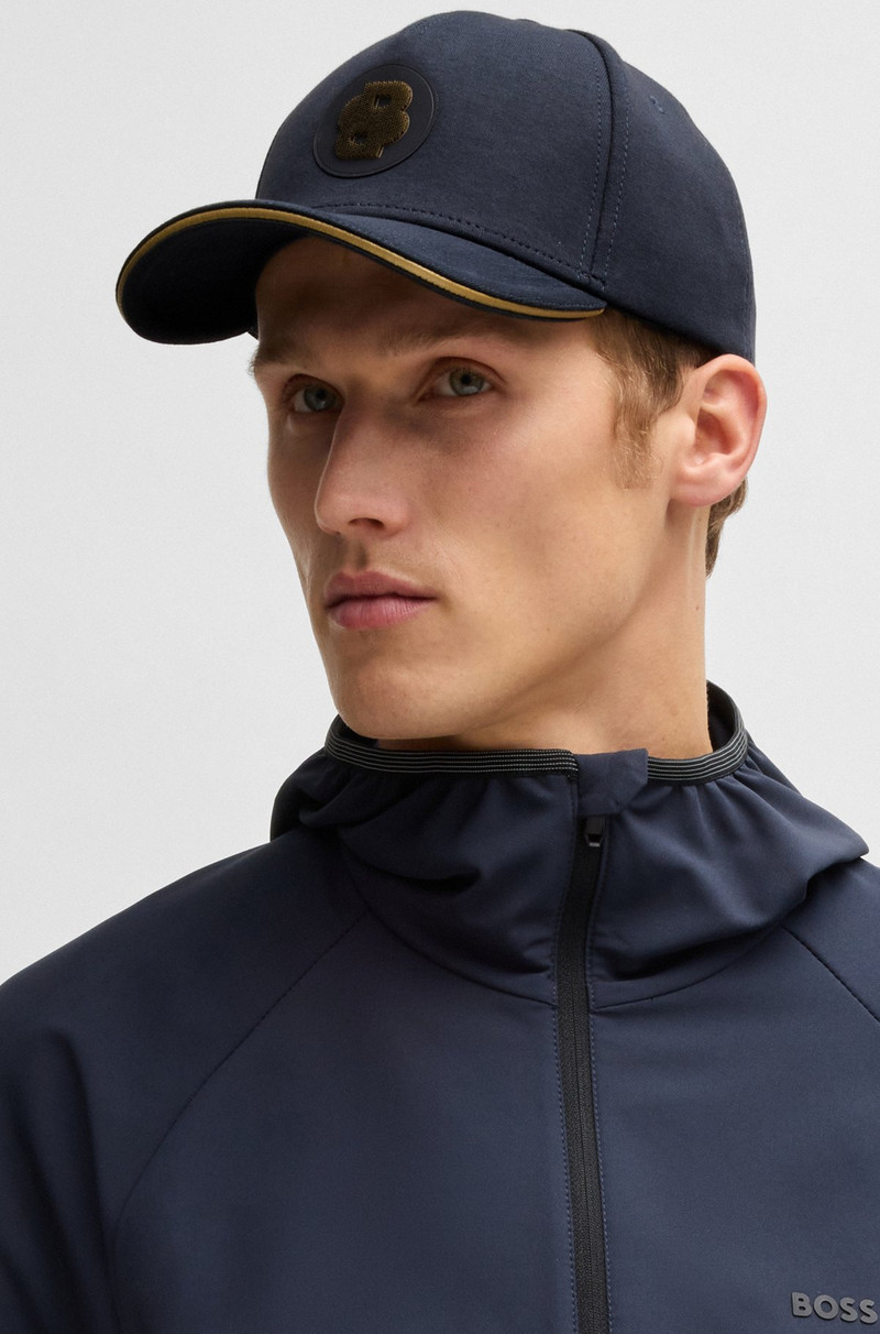 CAP WITH DOUBLE B MONOGRAM PATCH 4