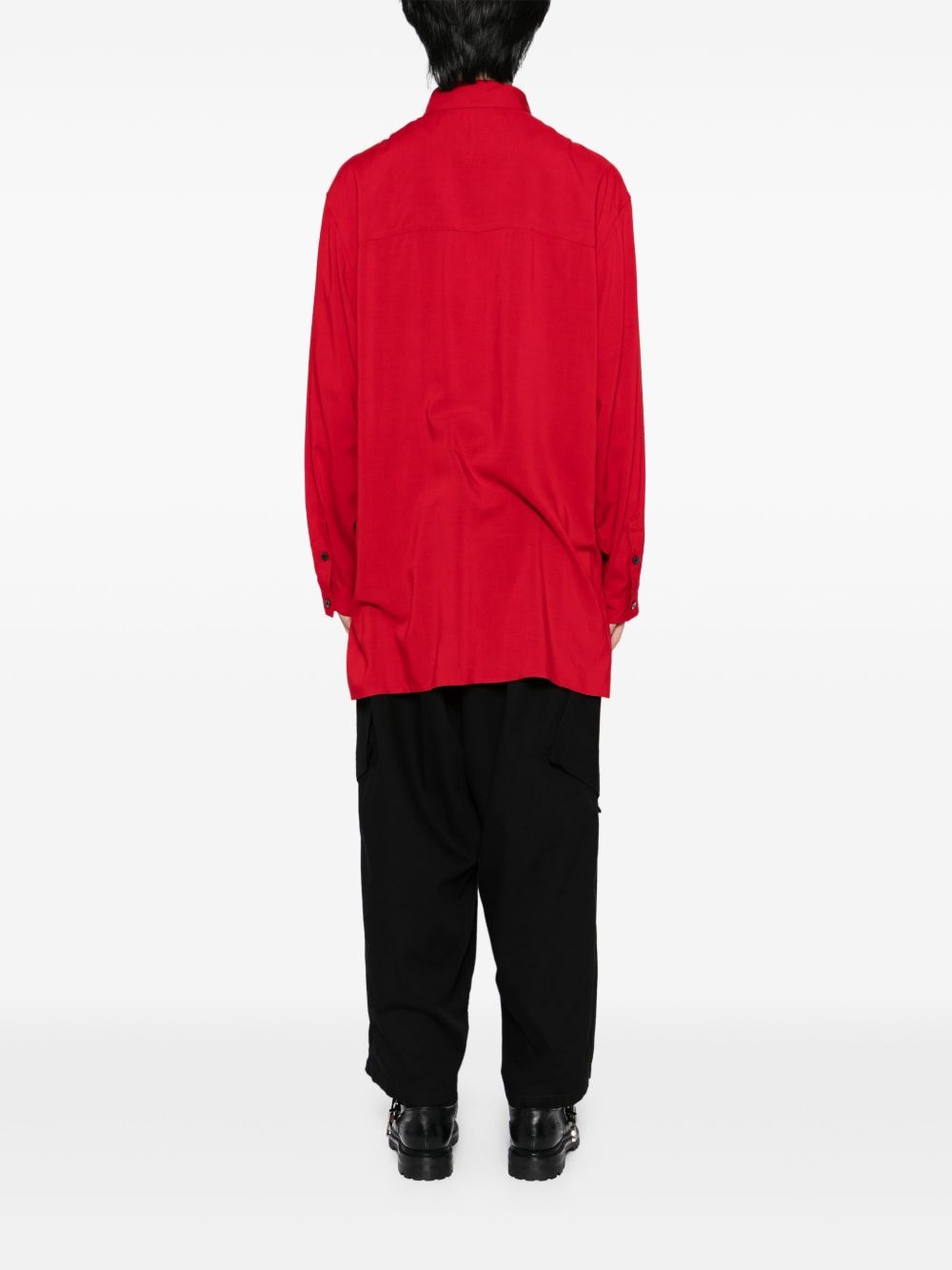 spread-collar shirt - 4