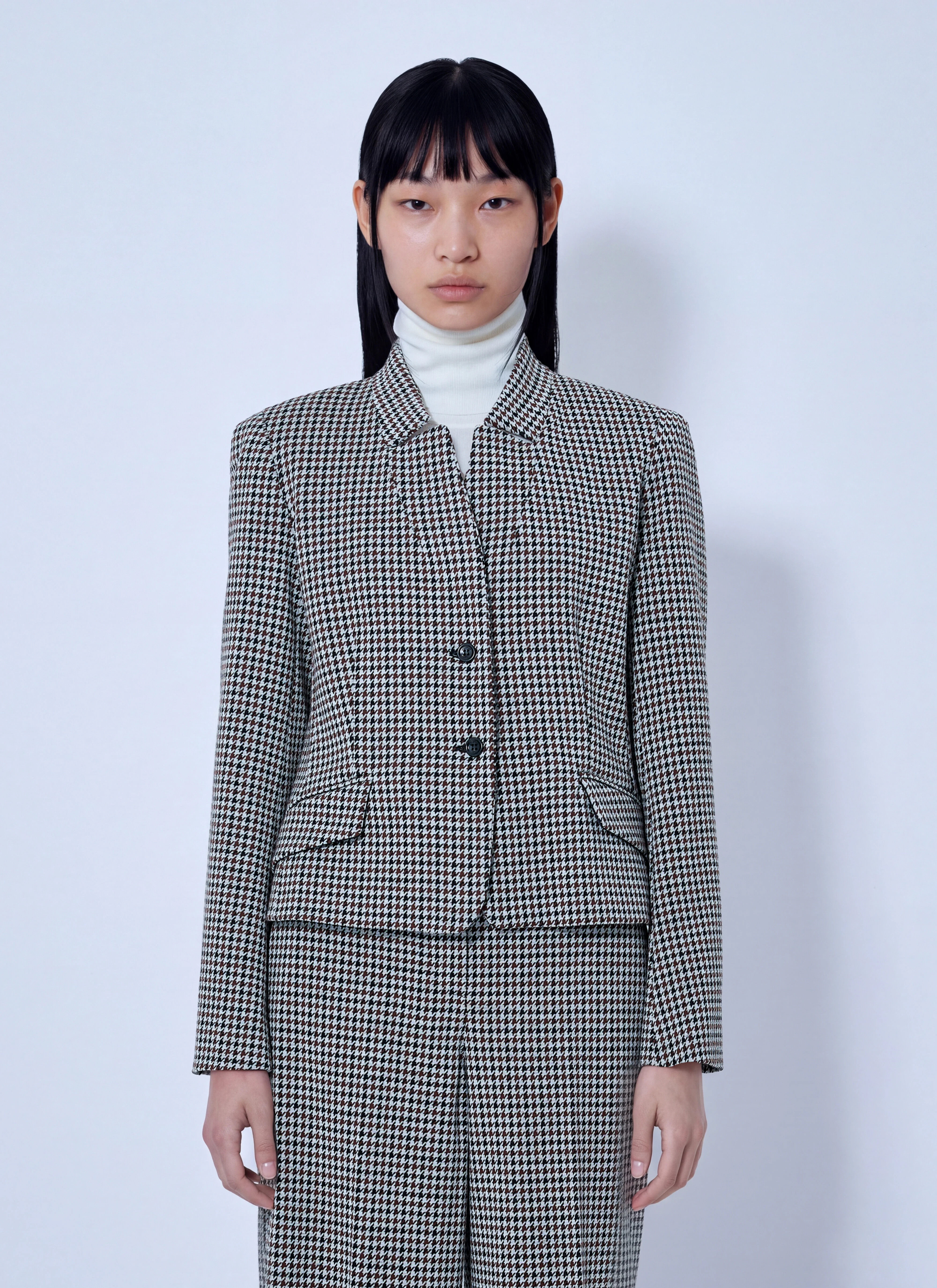 Houndstooth Blazer - 1