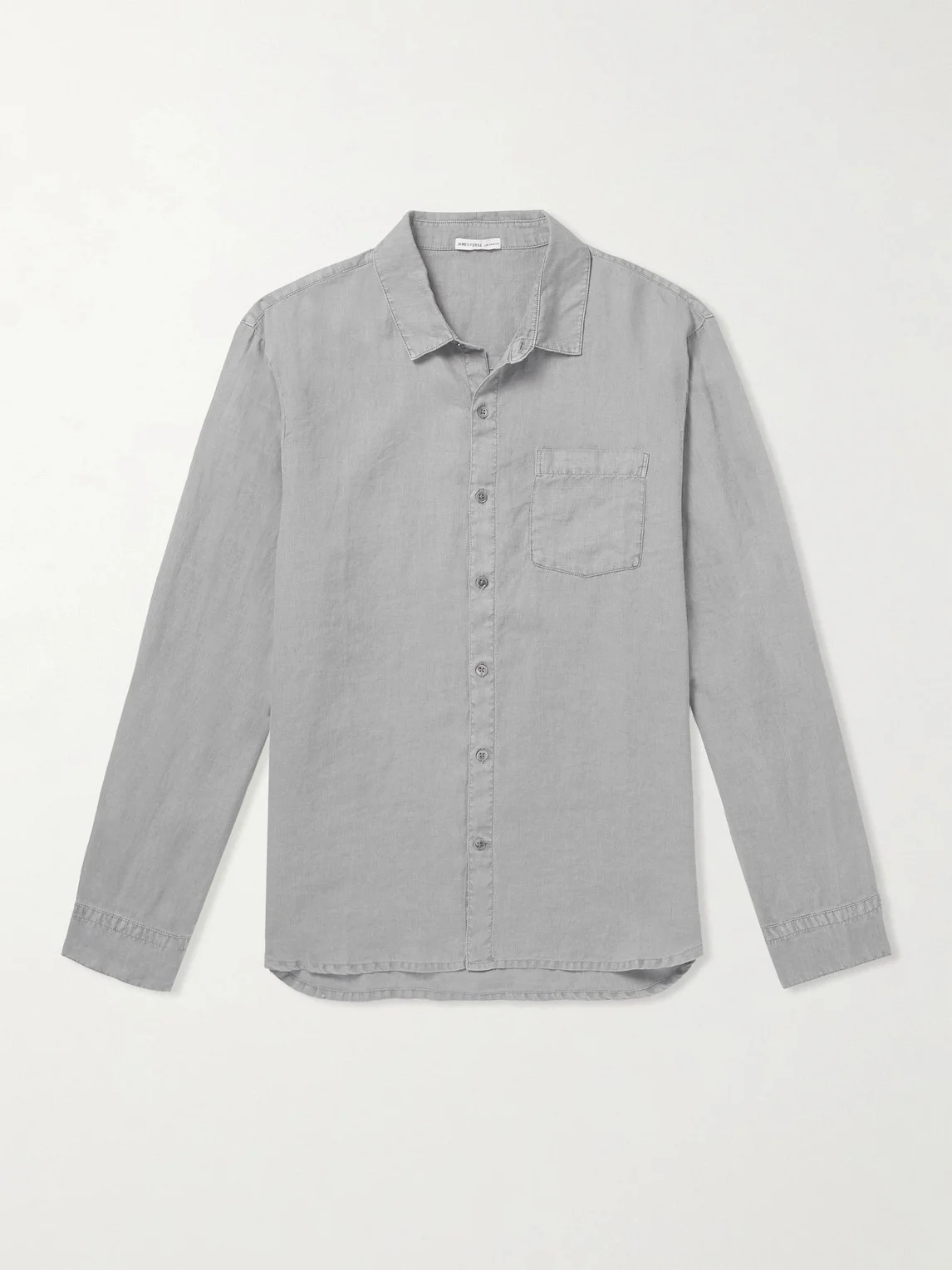 Garment-Dyed Linen Shirt - 1