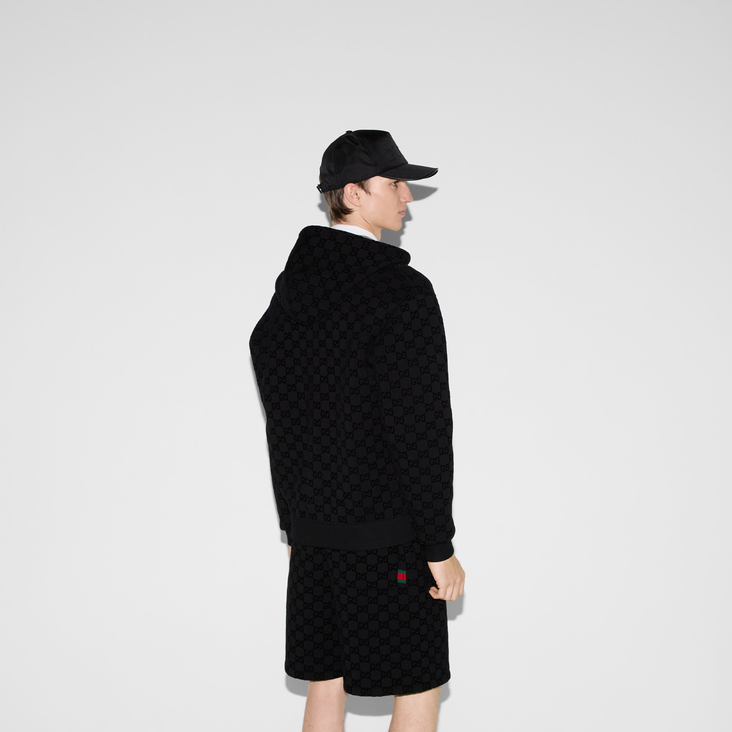 Printed jersey zip sweatshirt - 4