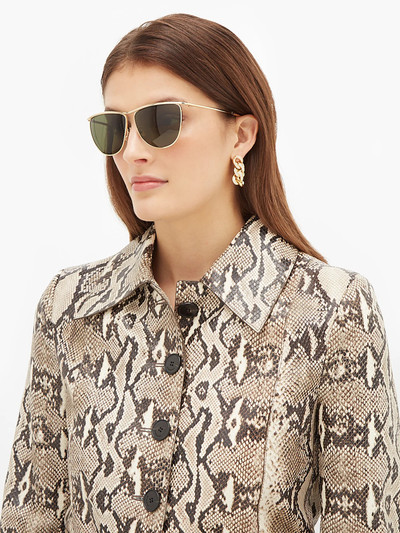 CELINE Andy top-frame metal sunglasses outlook