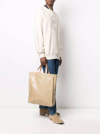 Acne Studios high-shine tote bag outlook