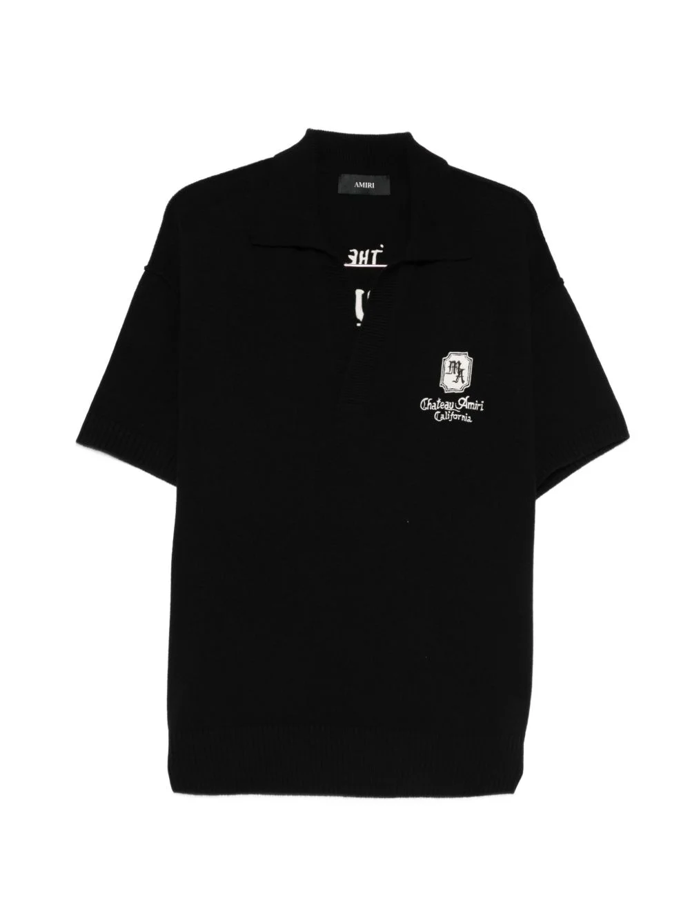 logo-embroidery polo shirt - 1