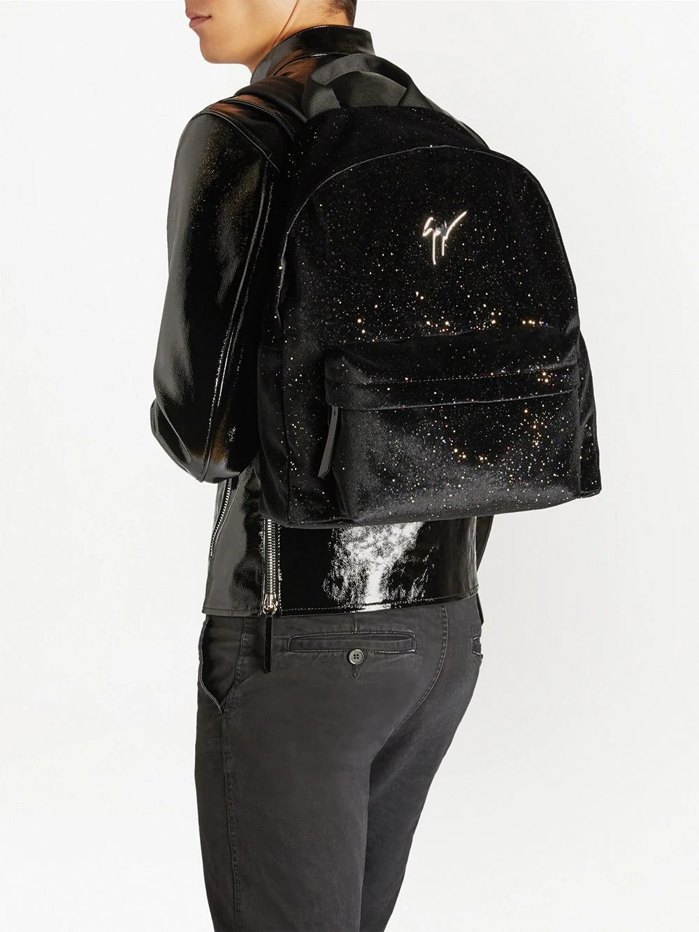 Bud velvet backpack - 2