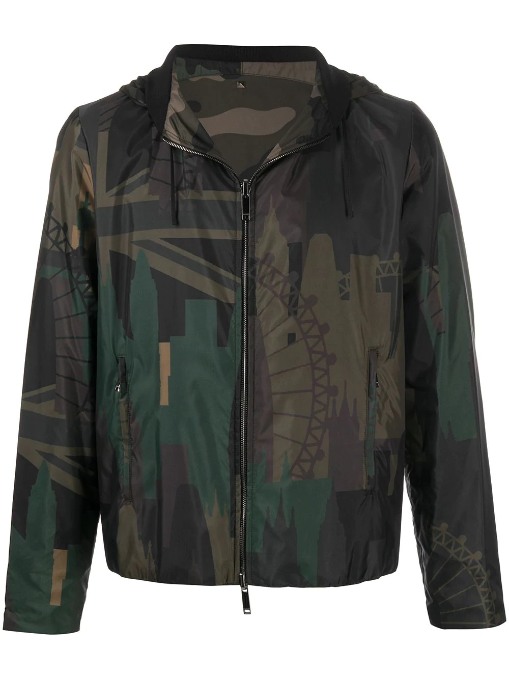 London camouflage-print jacket - 1