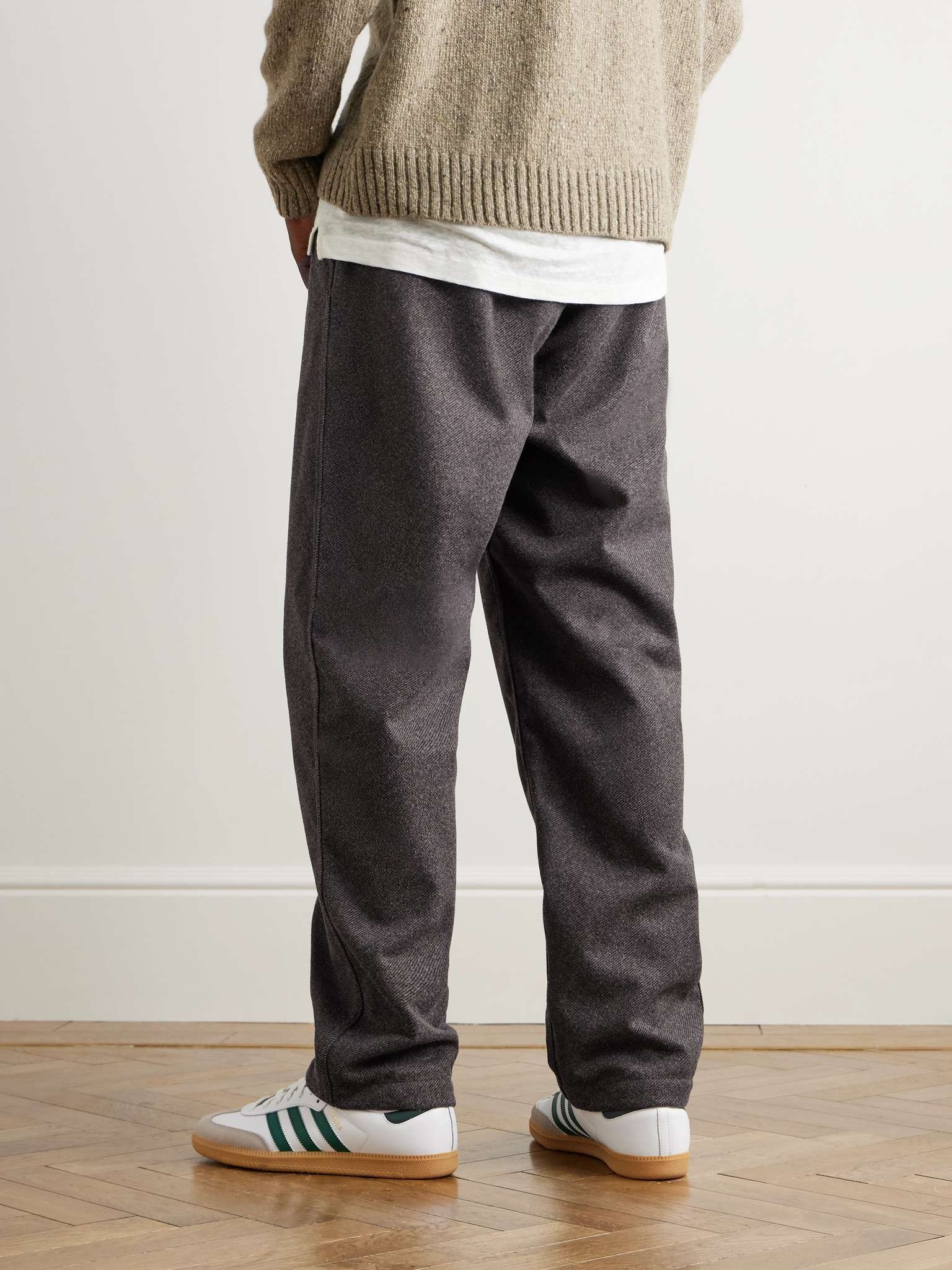 New Yorker Straight-Leg Tweed Drawstring Trousers - 4