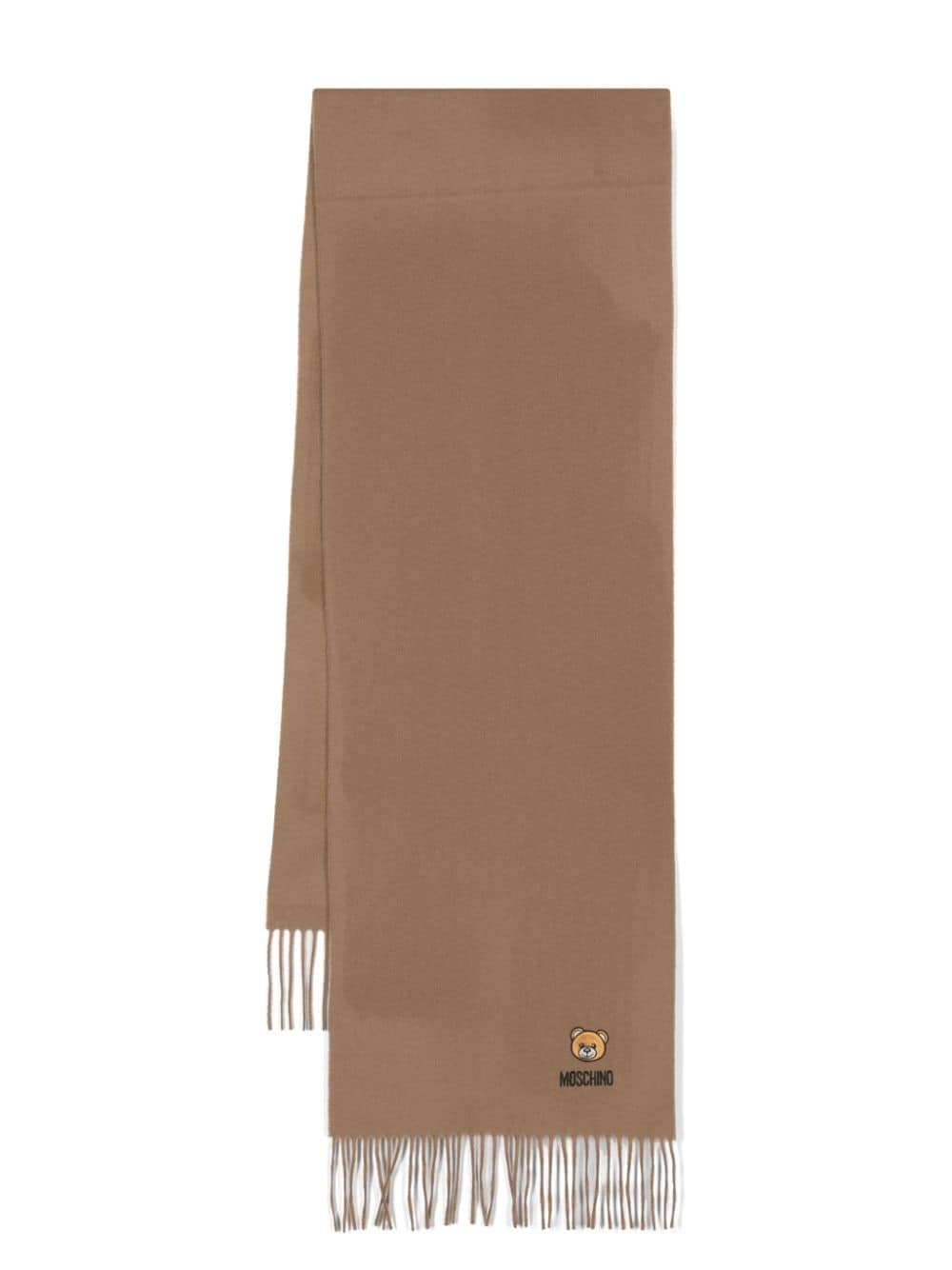 Teddy Bear-patch scarf - 1